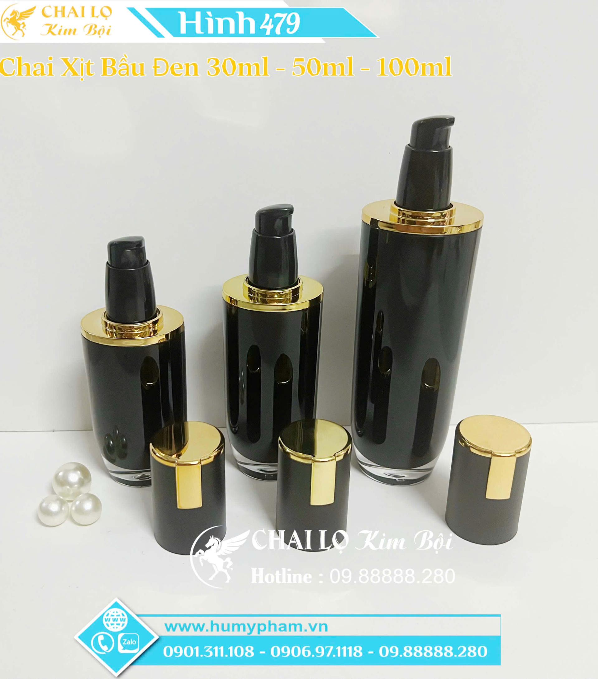 chai mỹ phẩm vòi xịt cao cấp