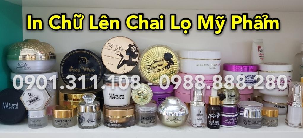 in ấn chữ trực tiếp trên hủ