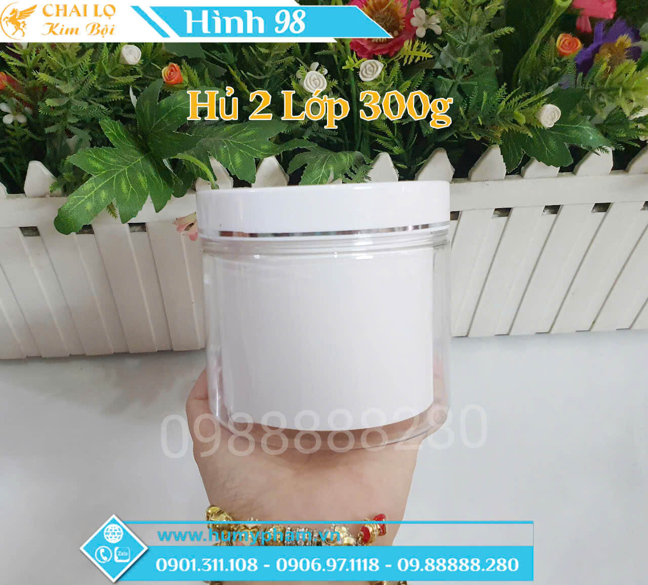 hủ hai lớp 300g trắng