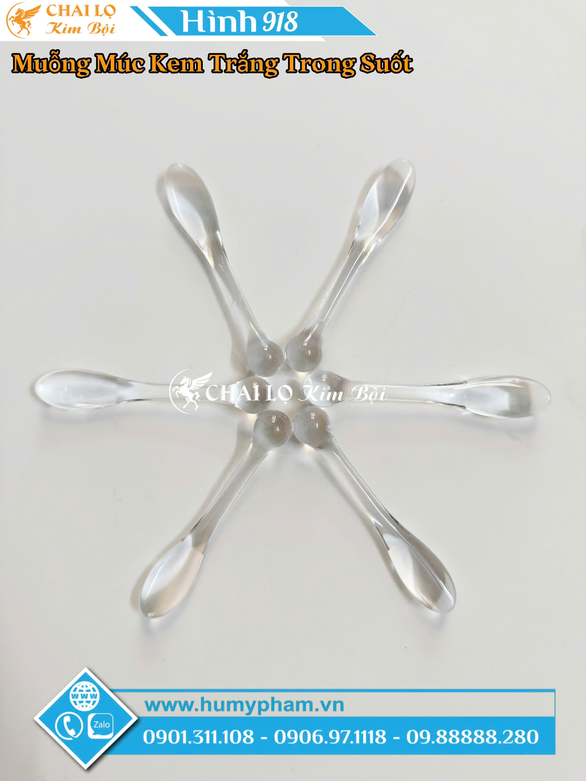 muỗng trong suốt cao cấp
