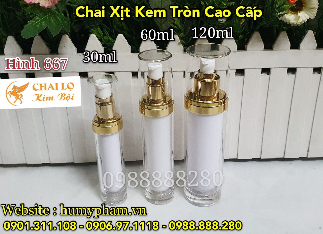 vỏ chai xịt kem cao cấp