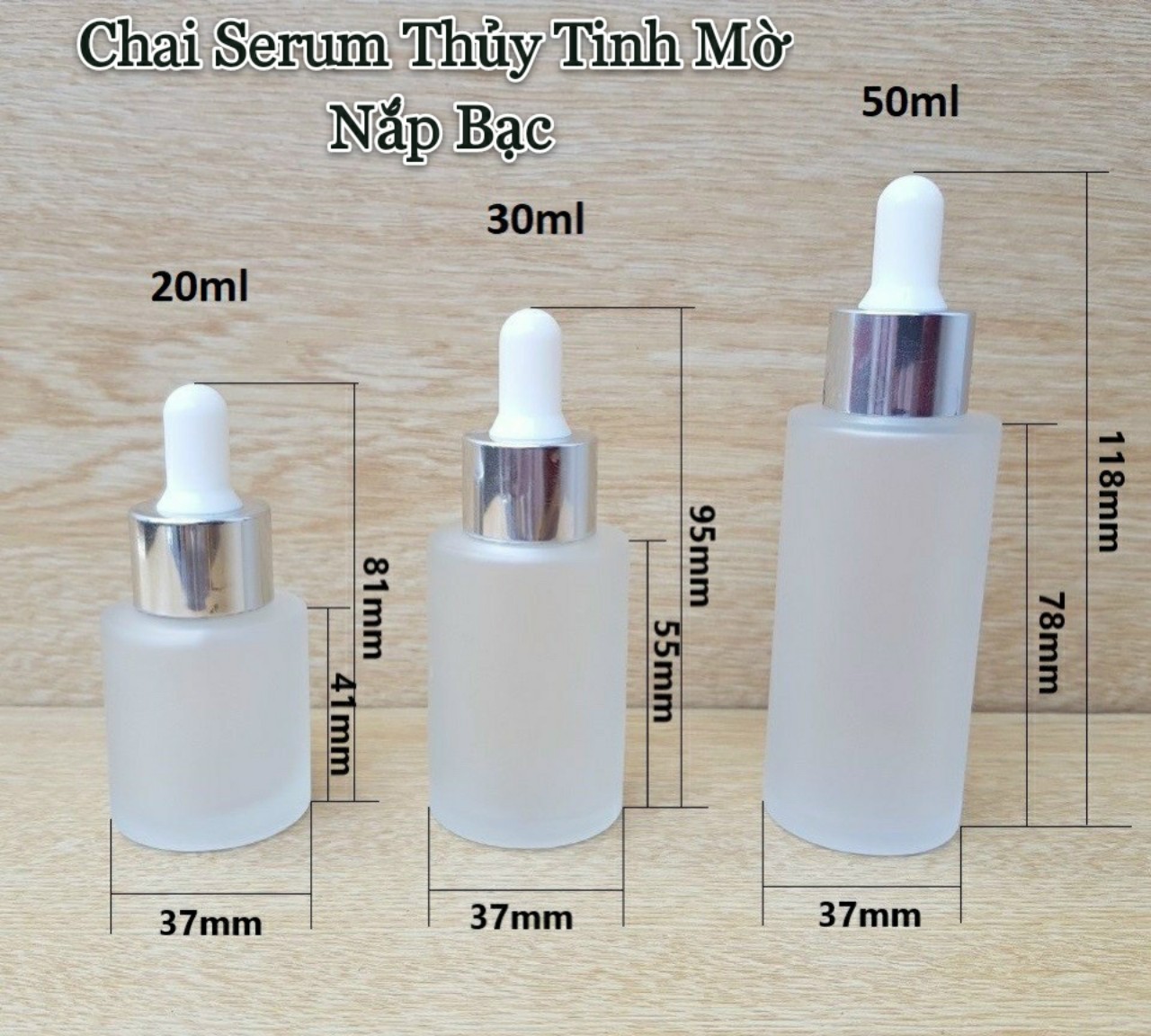 chai serum bóp bạc