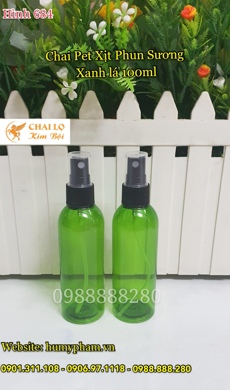 chai pet 100ml 