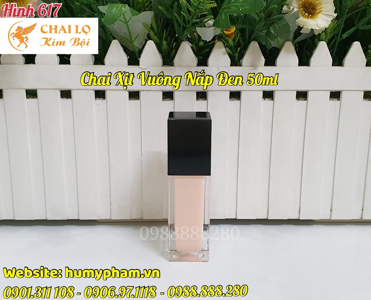 vỏ chai xịt kem 50ml