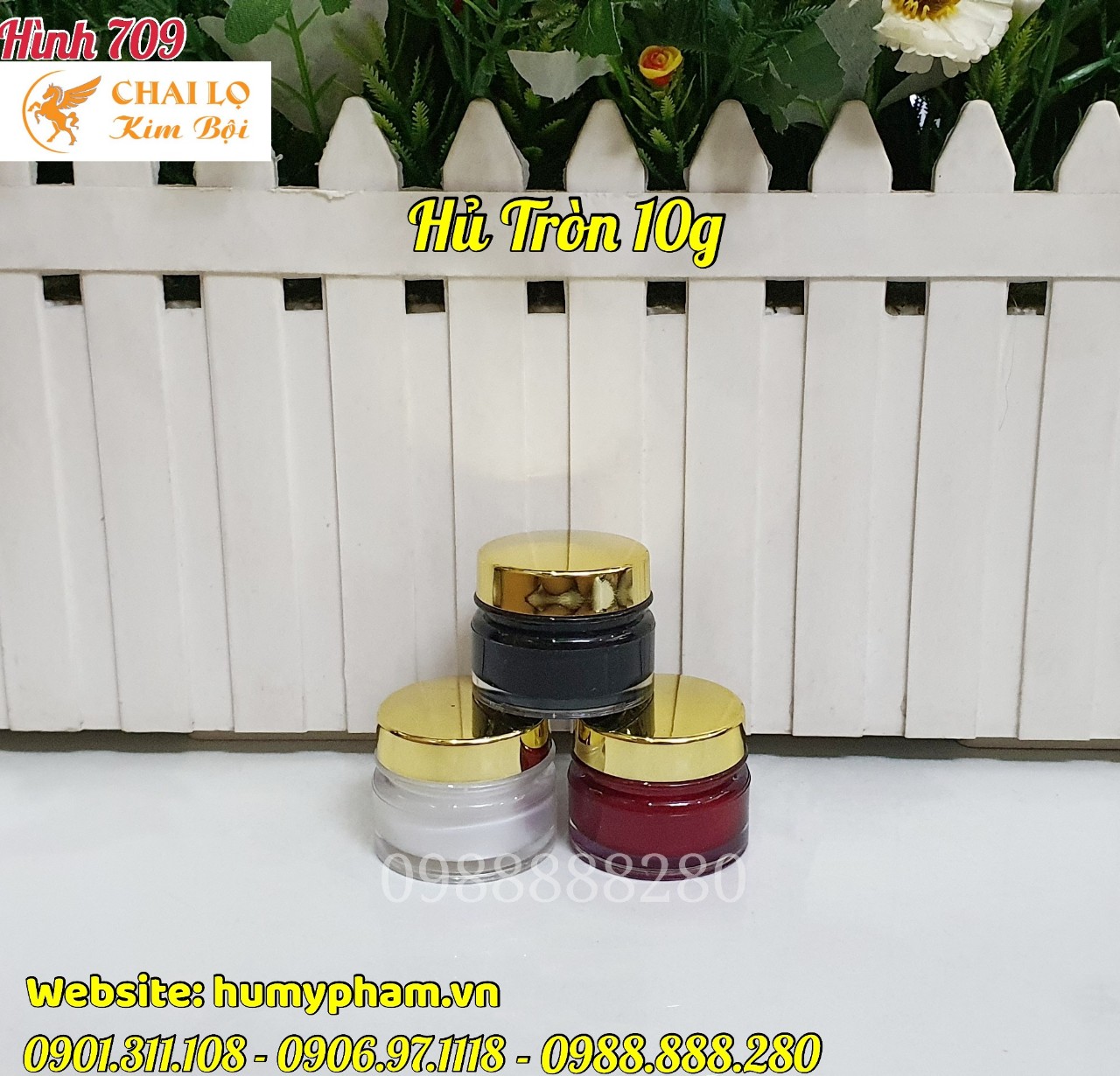lọ mỹ phẩm chiết kem 10g