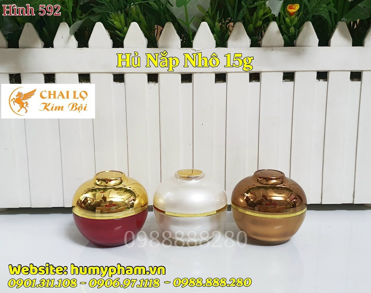 hủ kem face nắp nhô 15g