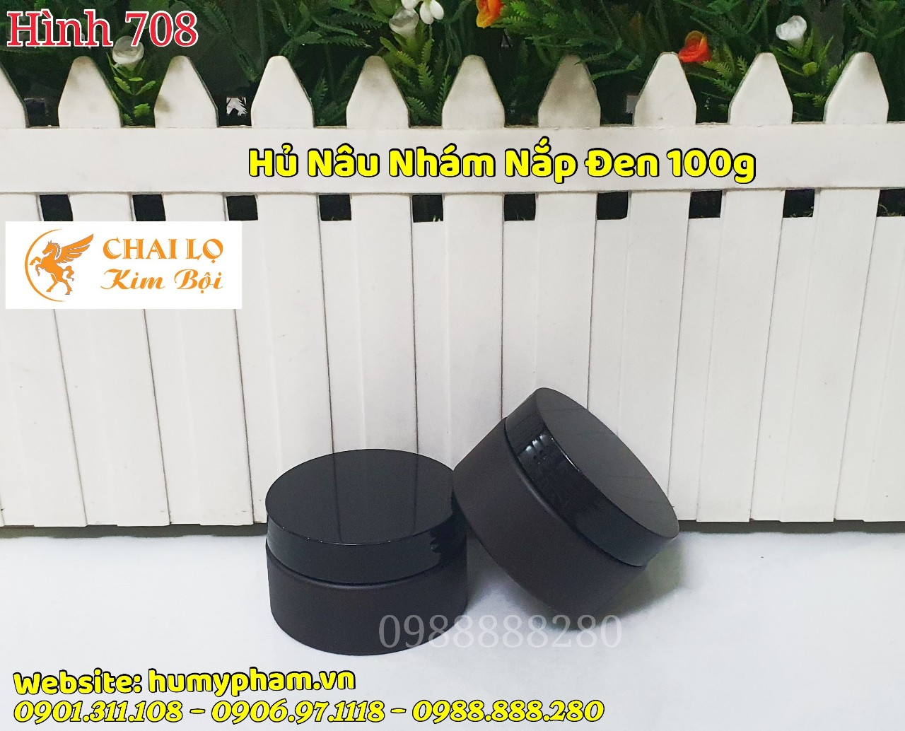 hủ nâu nhám nắp đen 100g