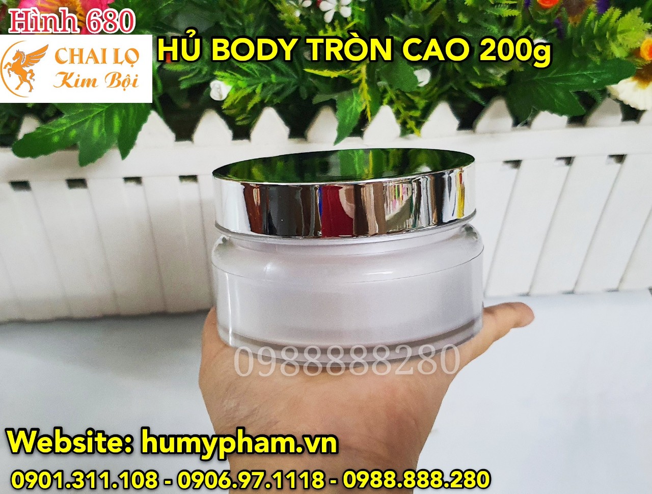 lọ kem body cao cấp 200g