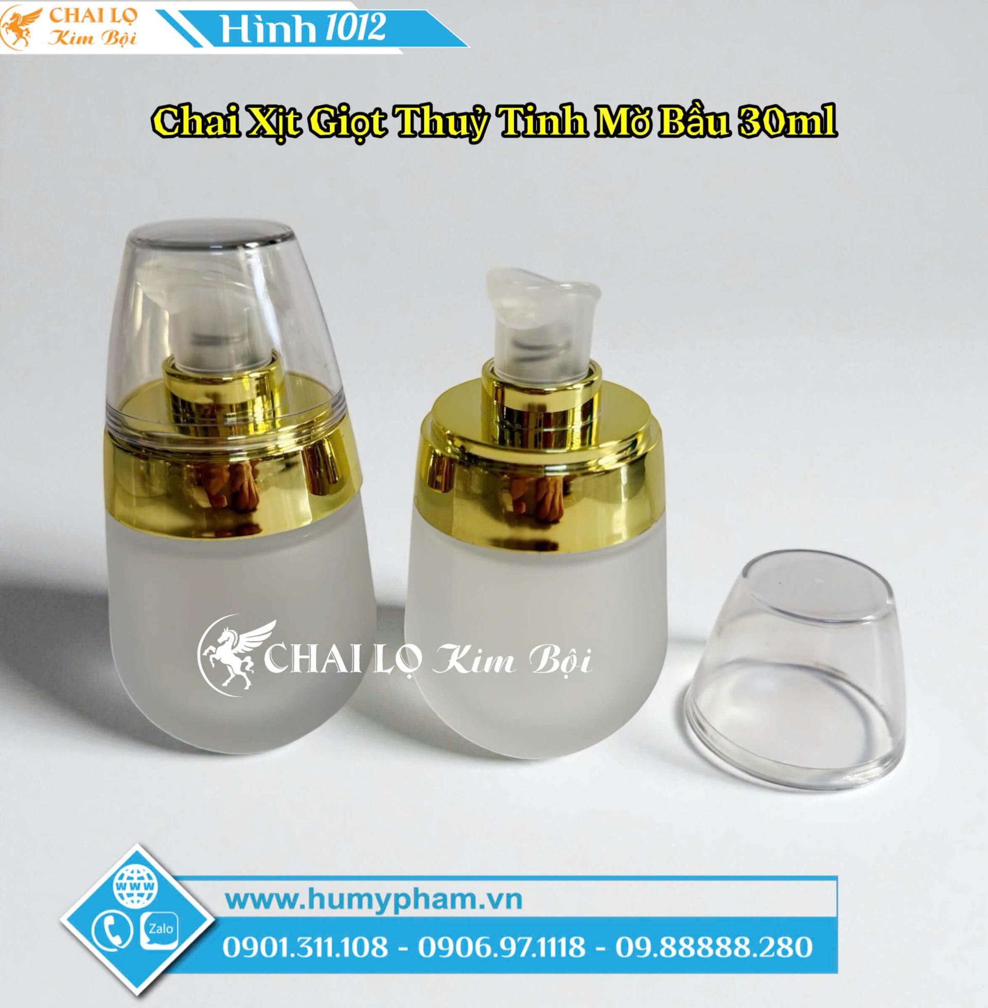 chai xịt thủy tinh 30ml