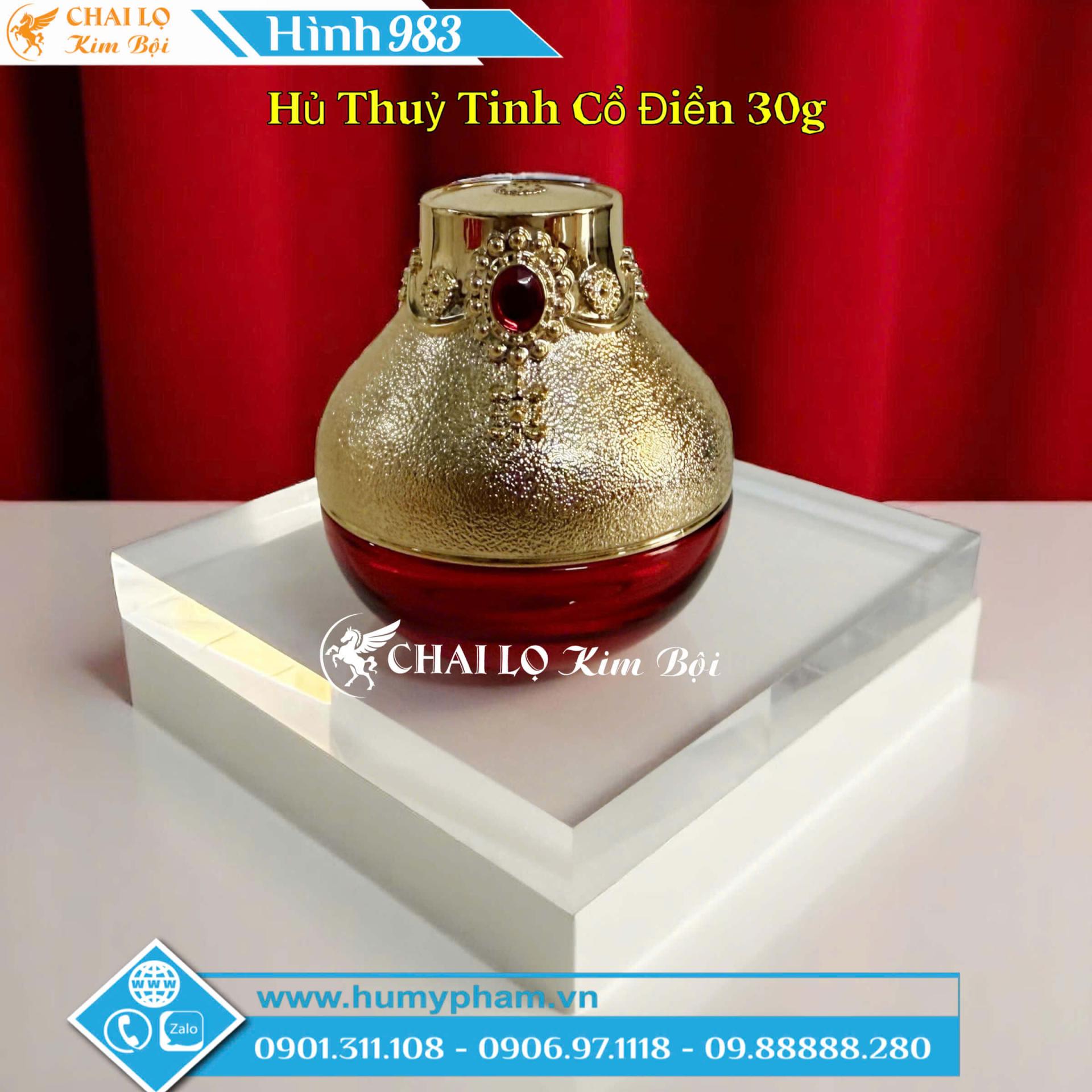 hủ thủy tinh cao cấp 30g