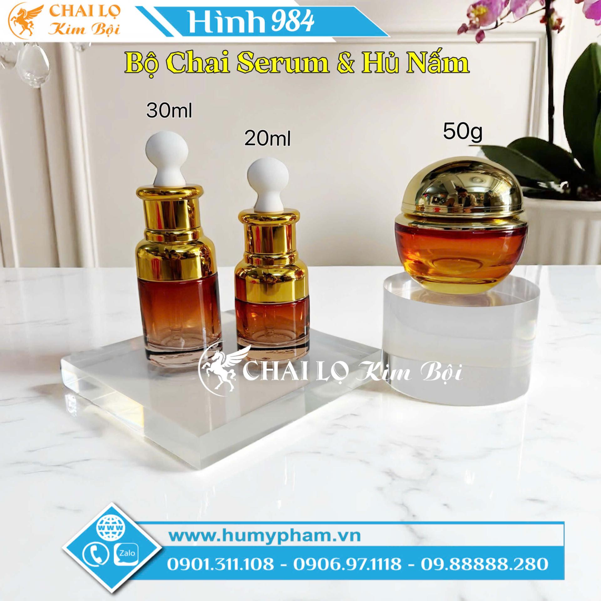 bộ chai lọ thủy tinh