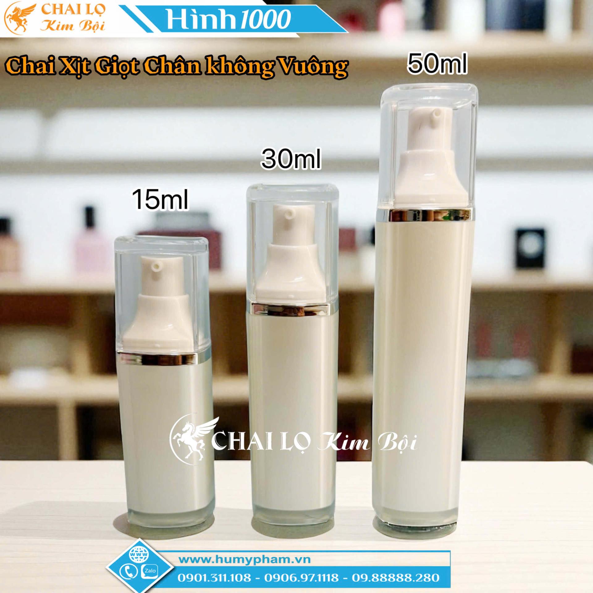 CHAI XỊT GIỌT CHÂN KHÔNG VUÔNG 