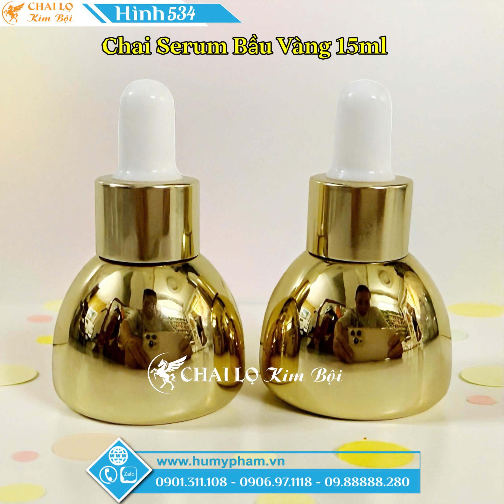 chai serum bầu vàng 15ml