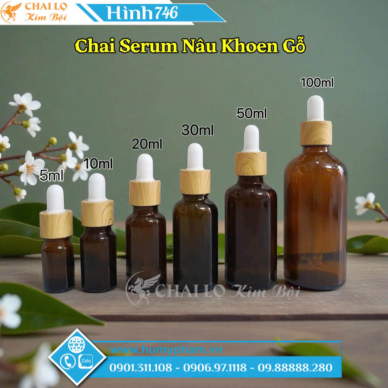 chai lọ serum