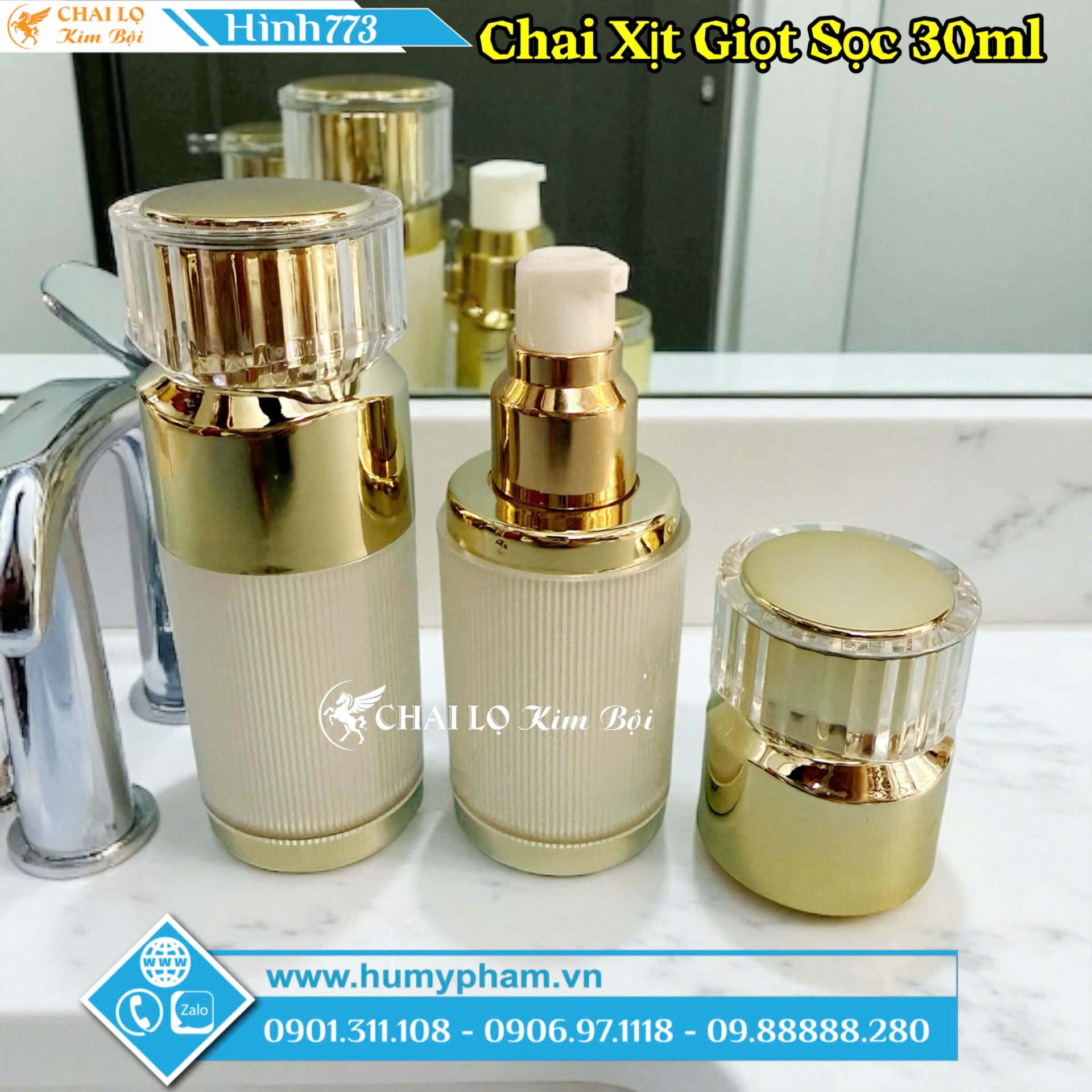 bộ chai lọ mỹ phẩm