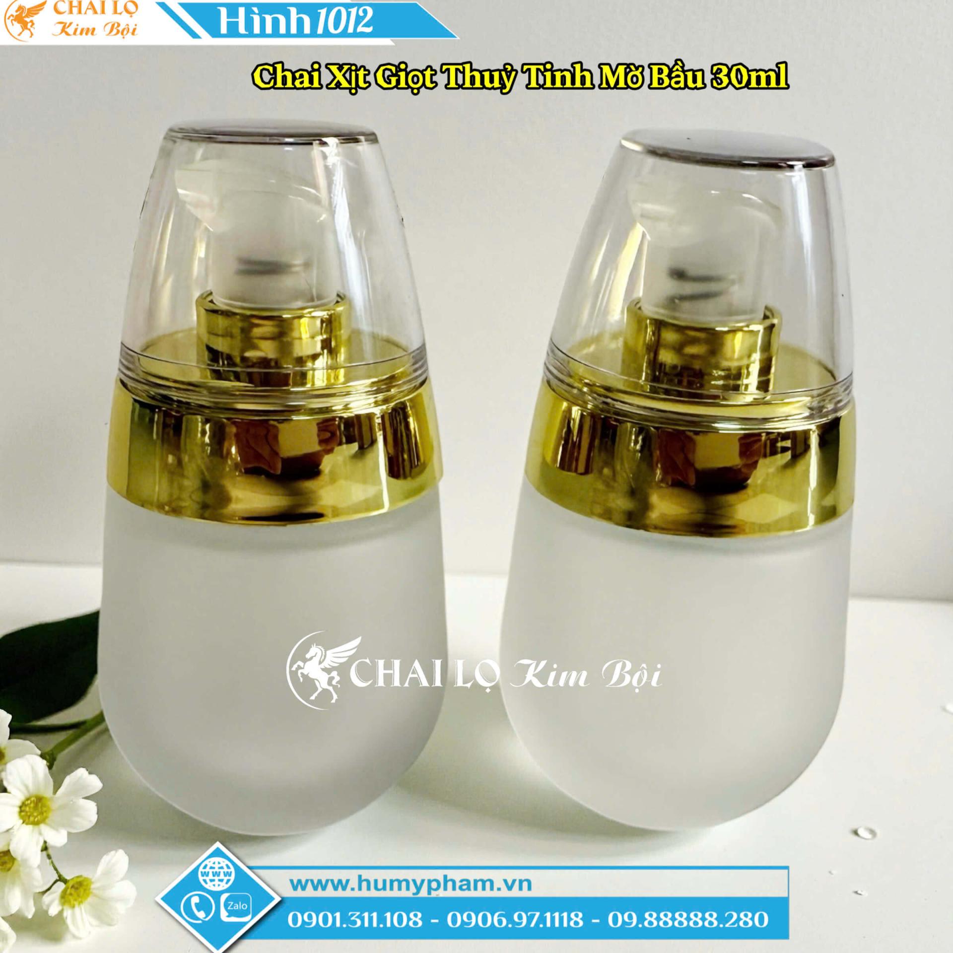 chai xịt thủy tinh 30ml