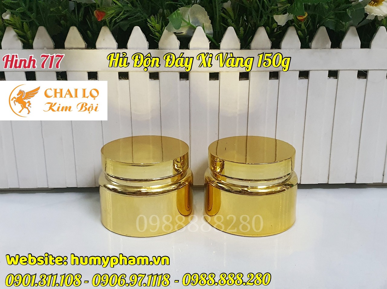 hủ kem cao cấp xi vàng