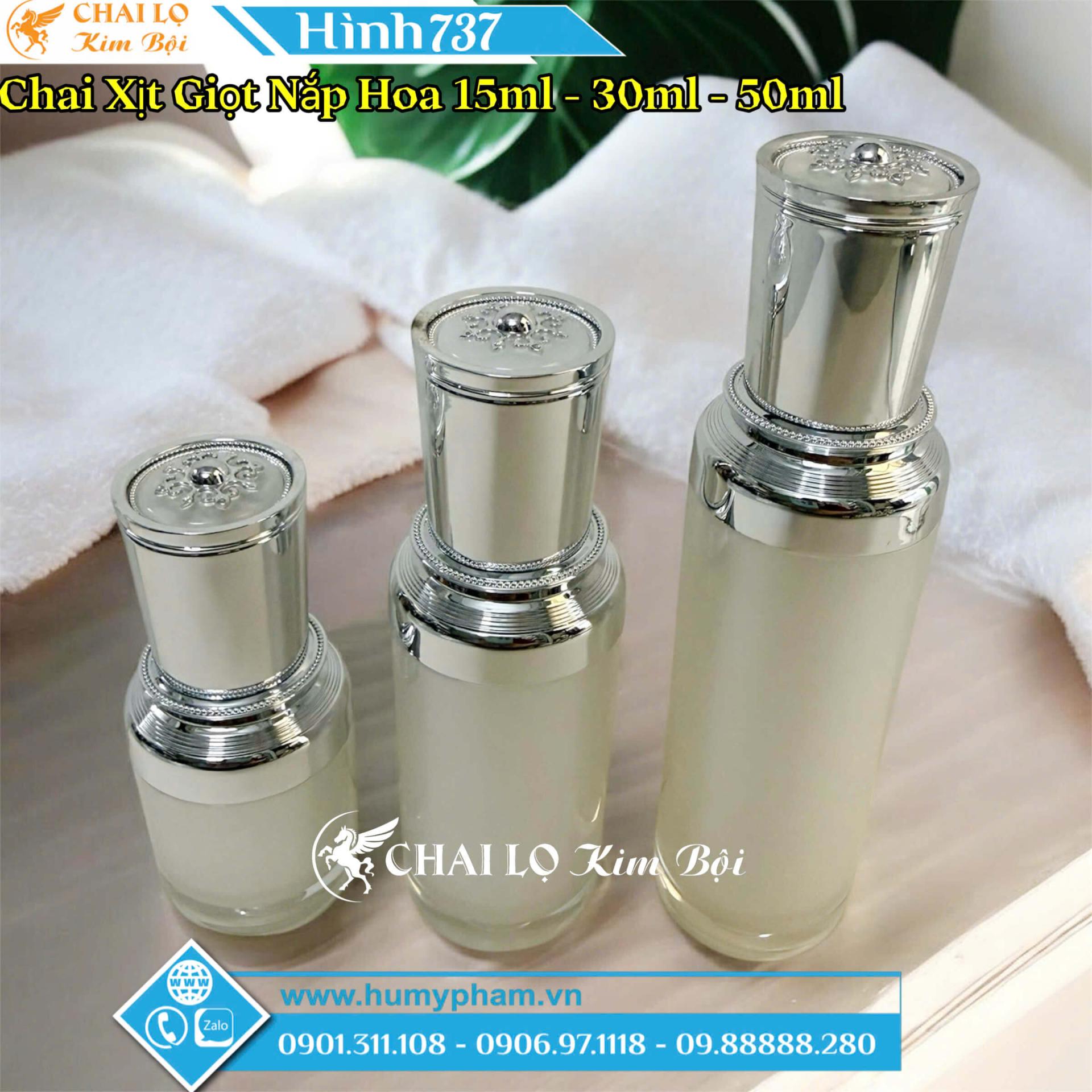 bộ chai lọ nắp hoa tuyết