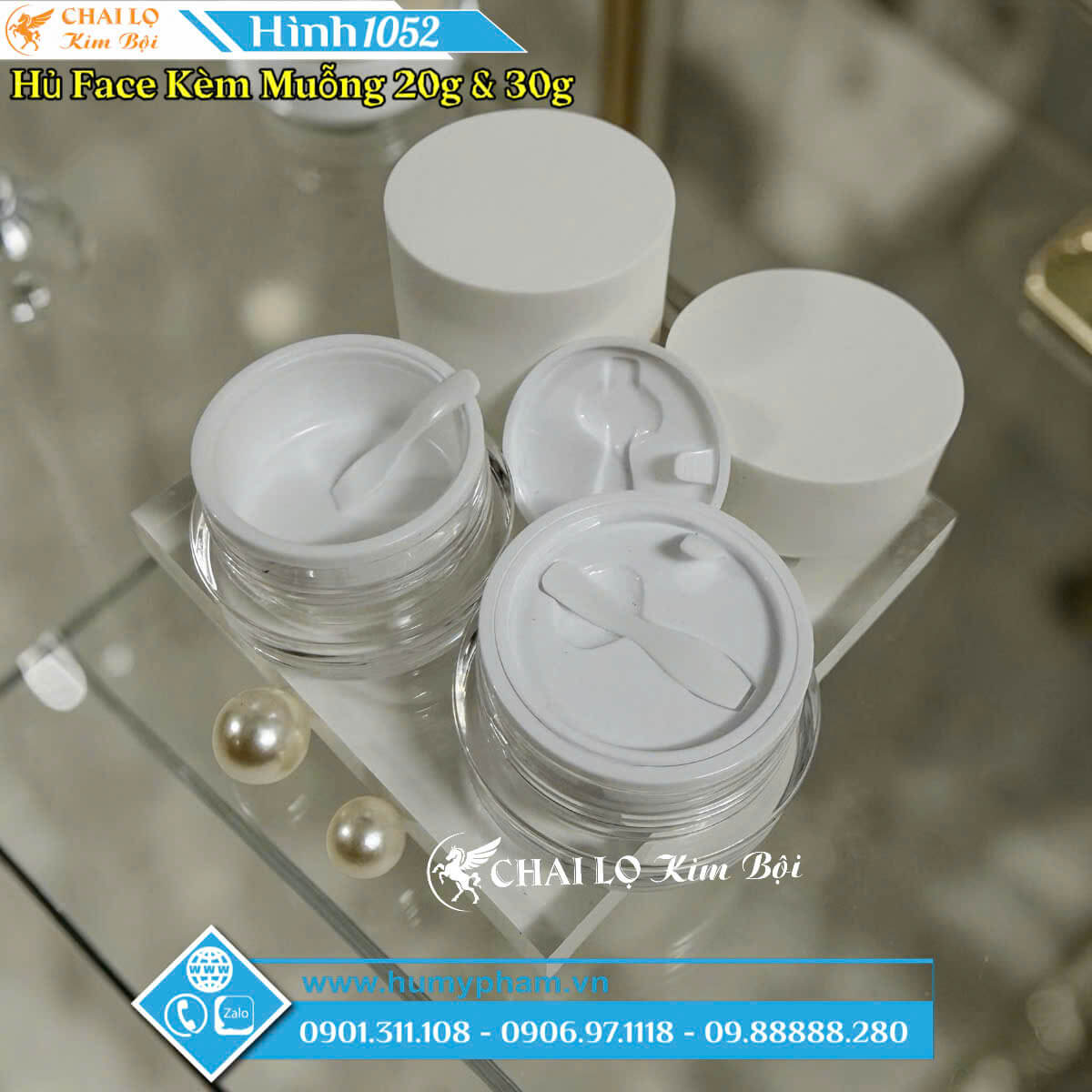 HỦ FACE KÈM MUỖNG 20g VÀ 30g