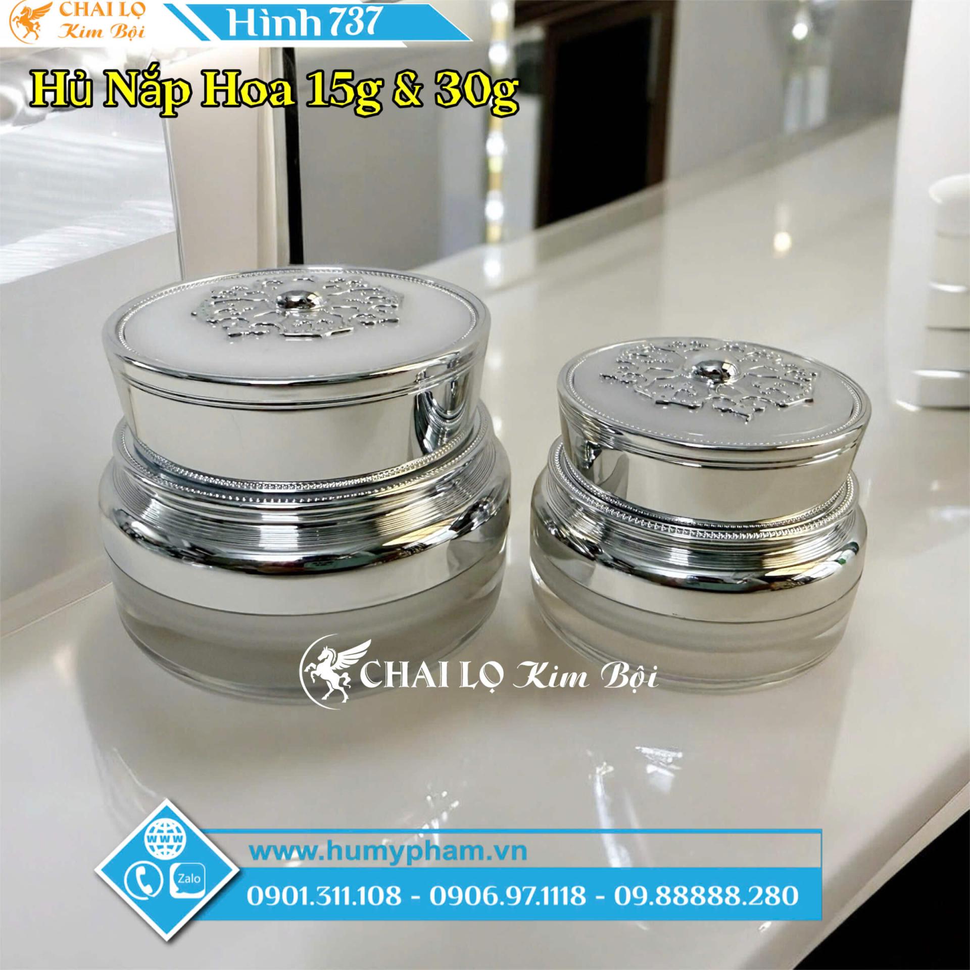 bộ chai lọ nắp hoa tuyết