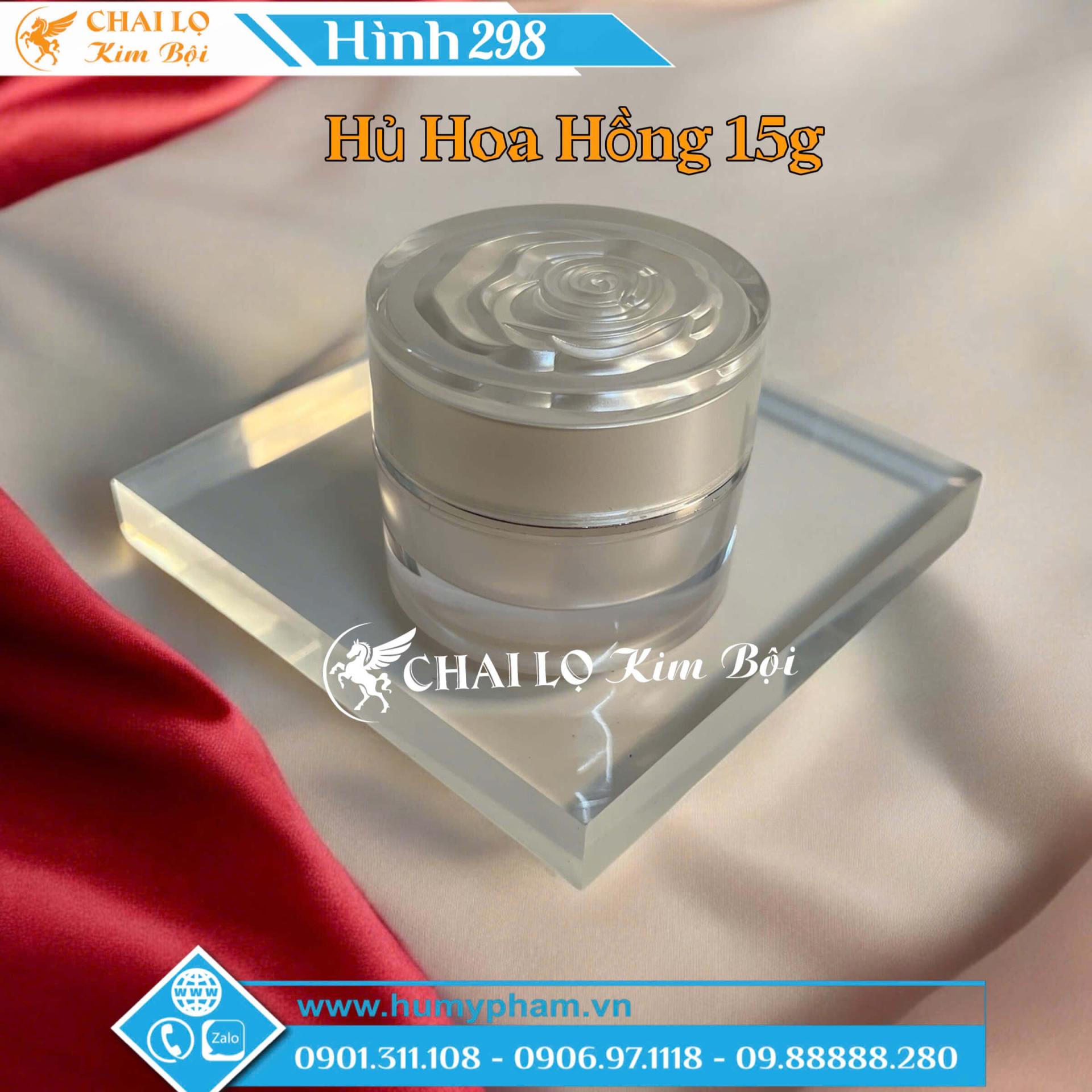 hủ hoa hồng trắng 15g