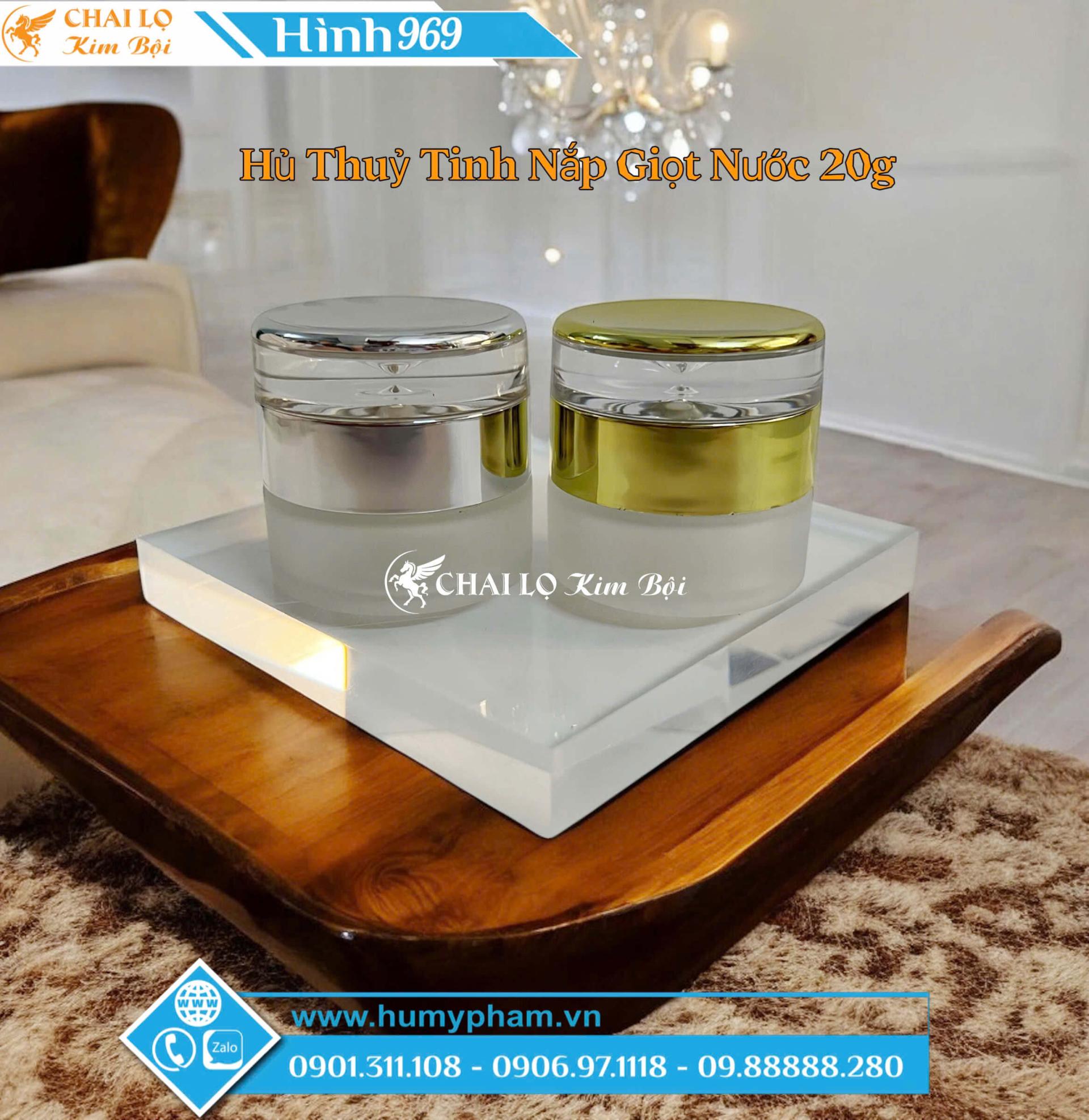 hủ đựng kem face thủy tinh