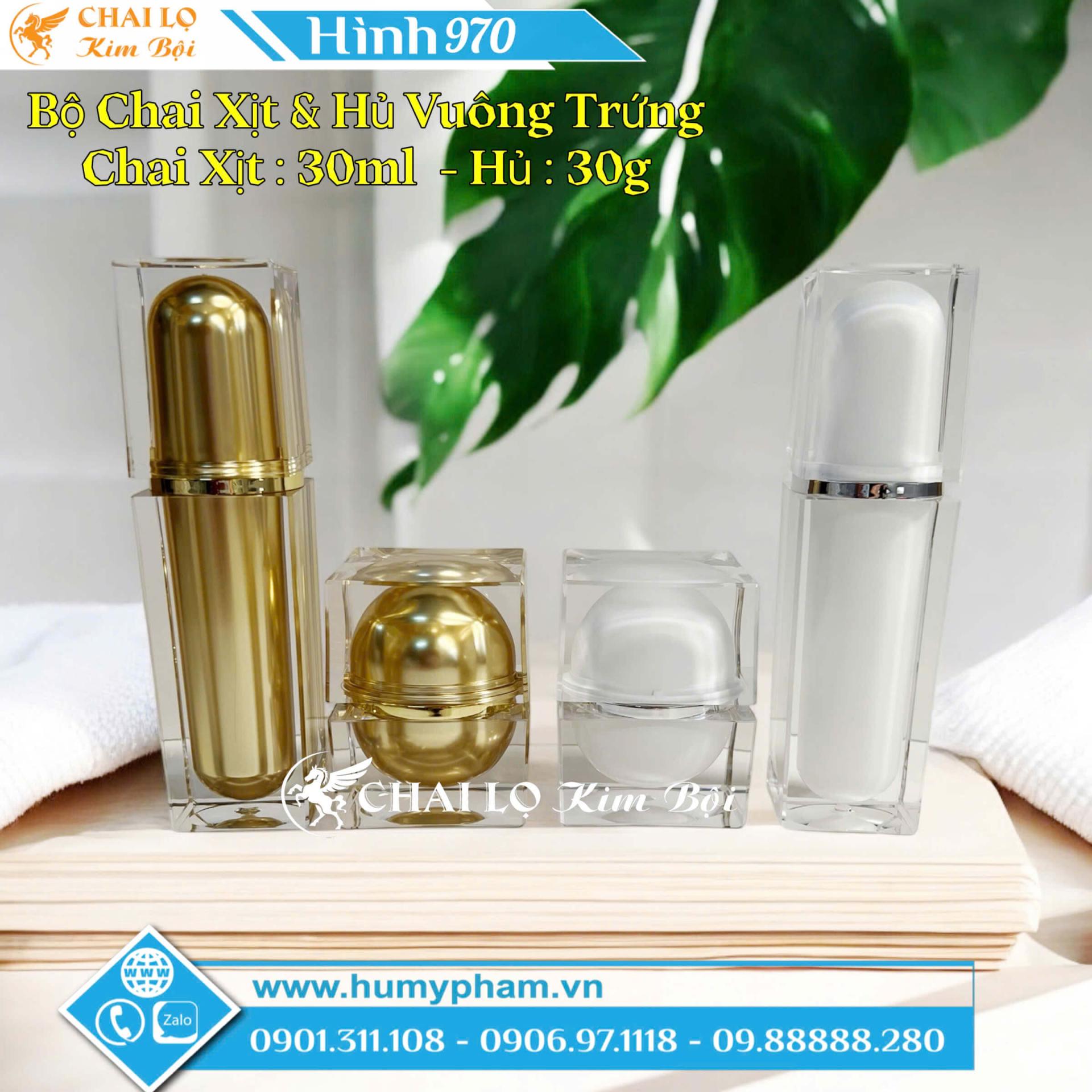 bộ chai lọ sang chiết mỹ phẩm