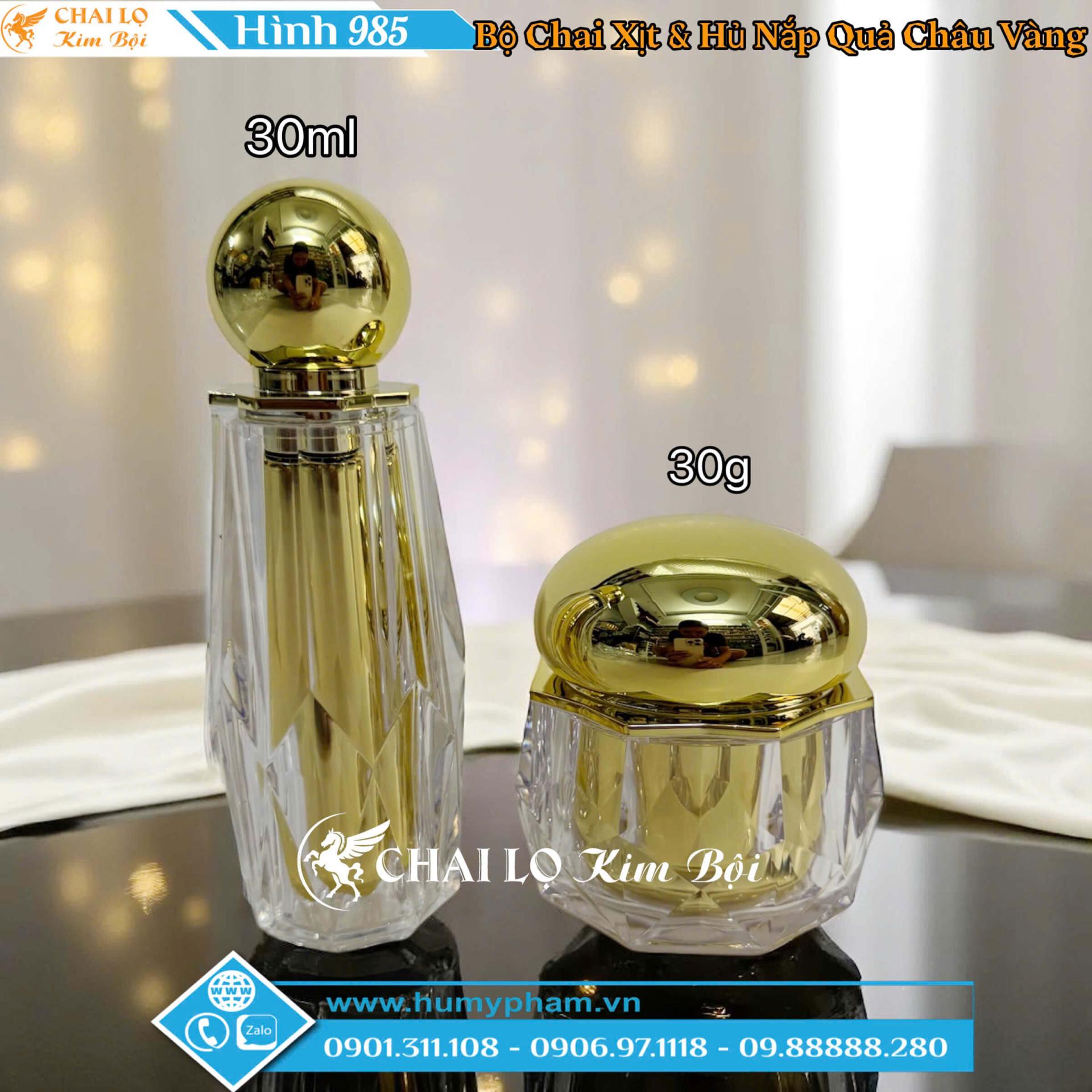chai lọ mỹ phẩm cao cấp
