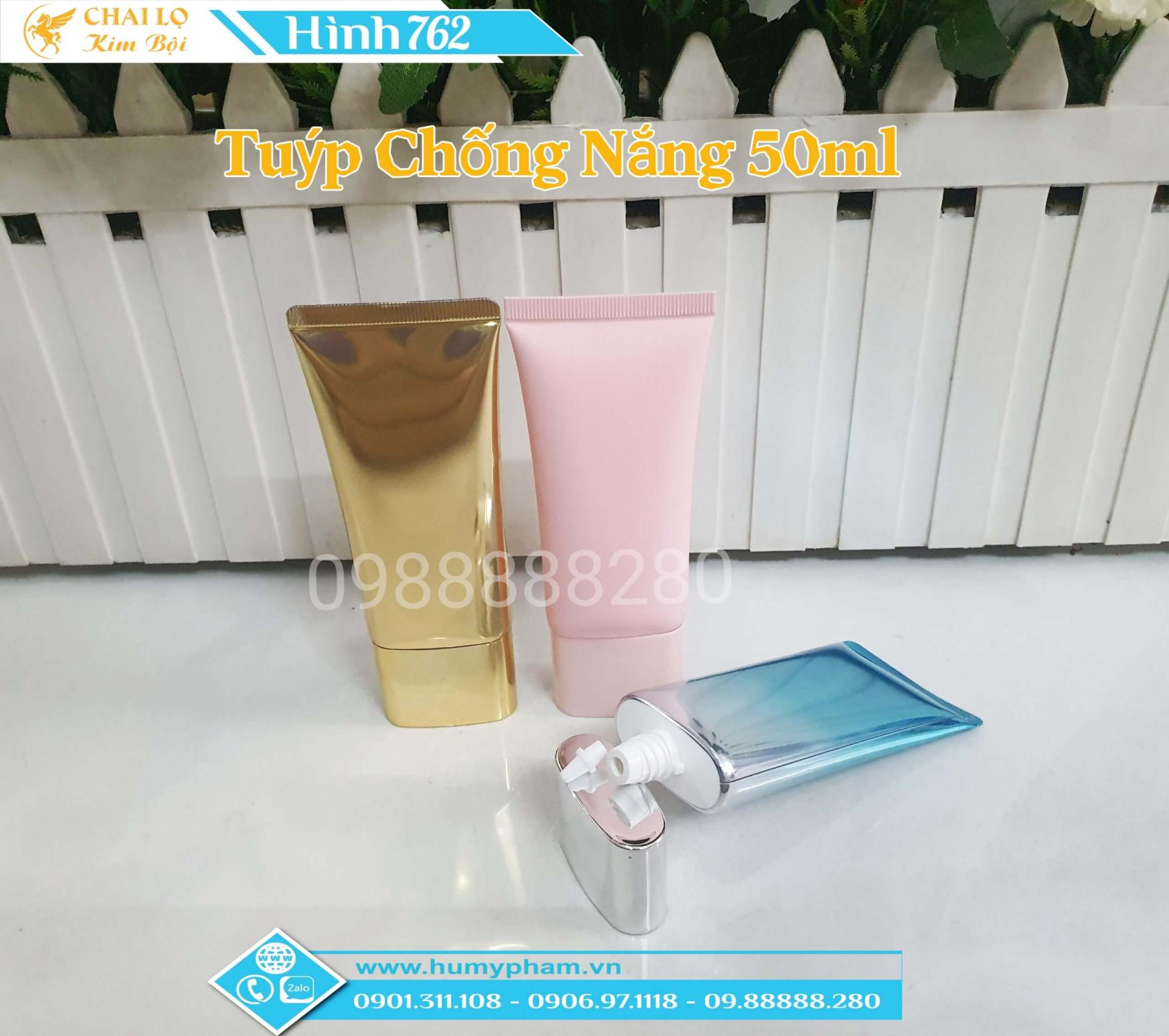 tuýp chiết kem chống nắng 50ml