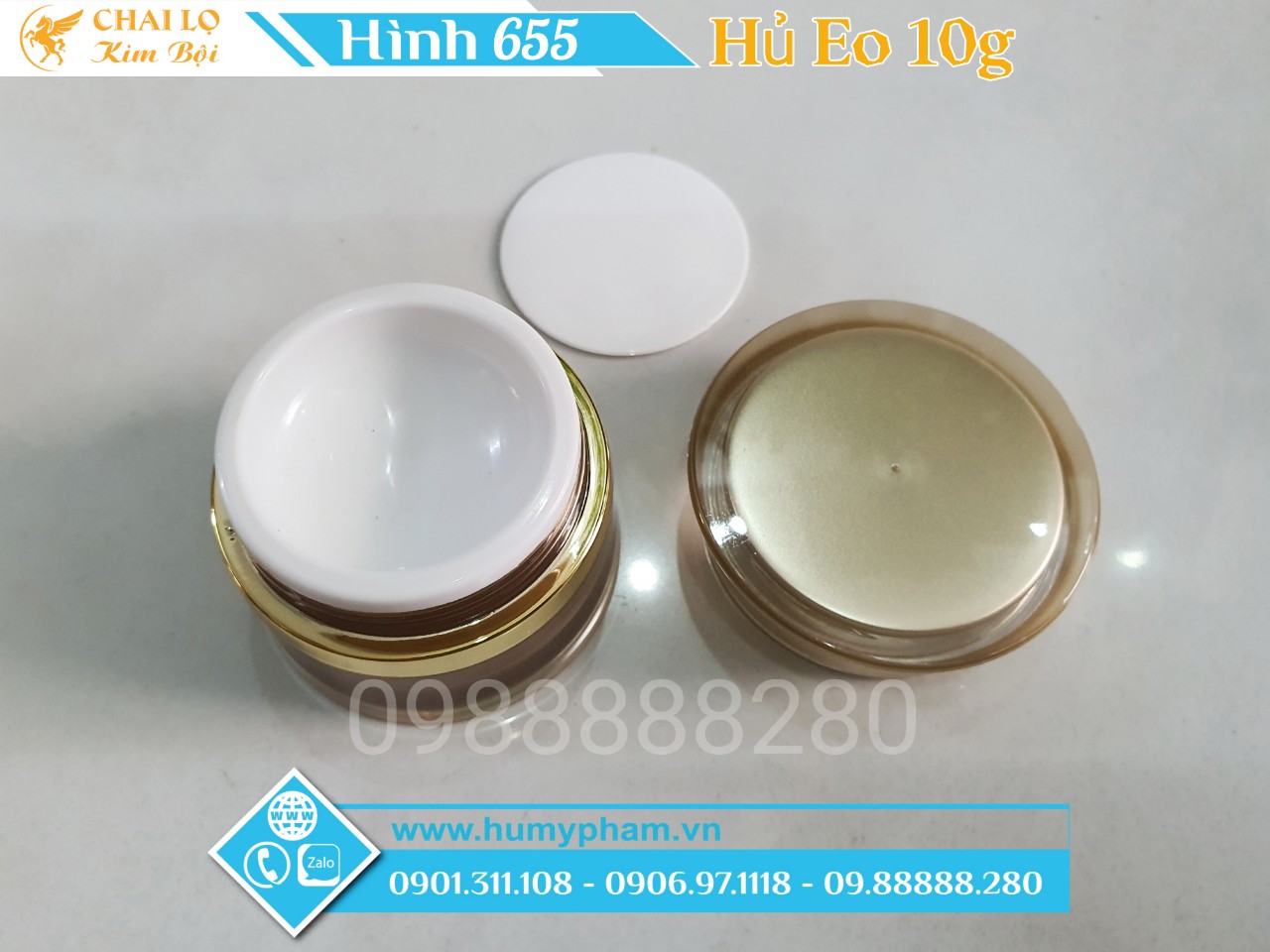 hũ chiết mỹ phẩm 10g