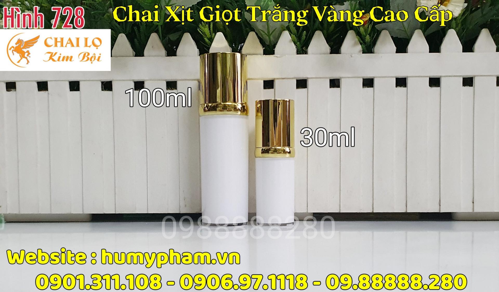 chai xịt thủy tinh