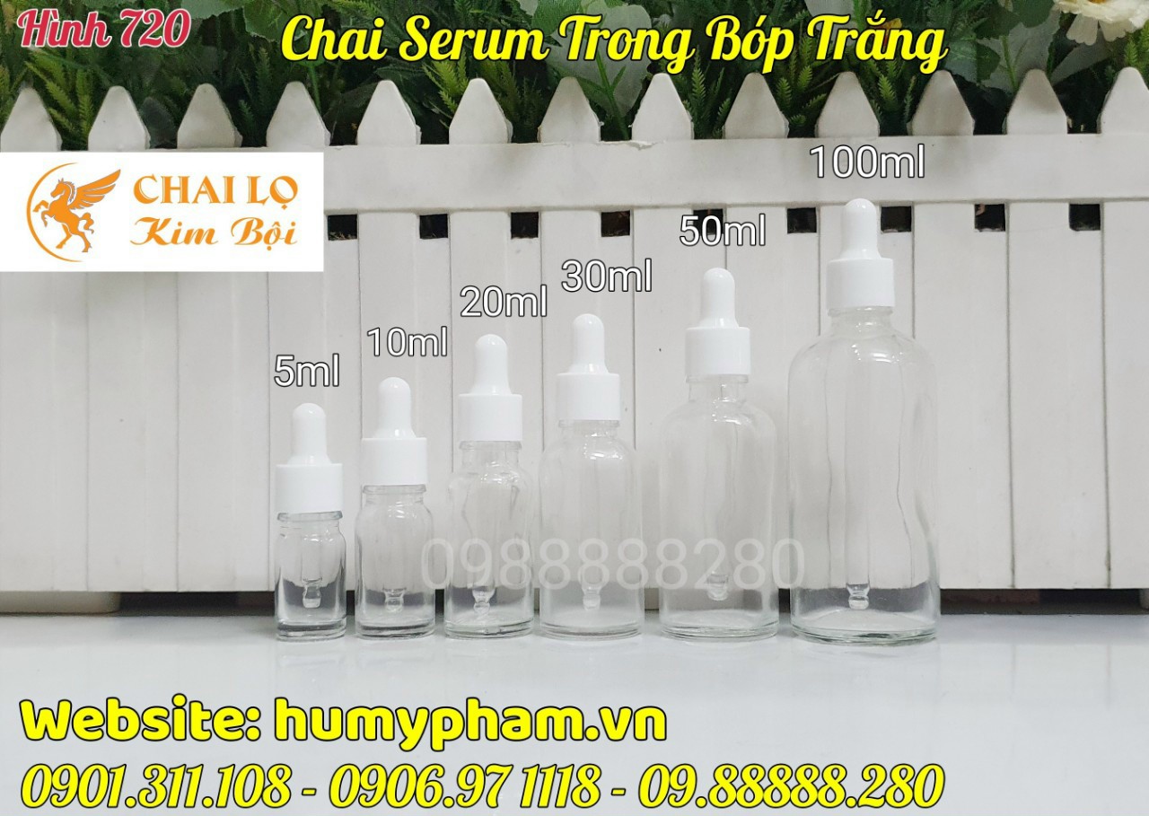 serum trong bóp trắng