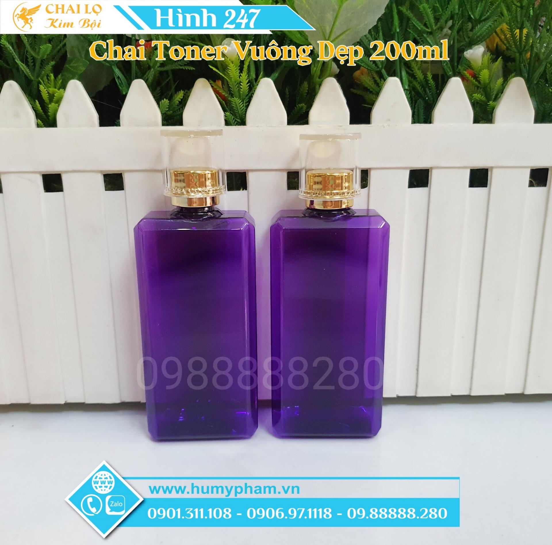 chai đựng nước toner