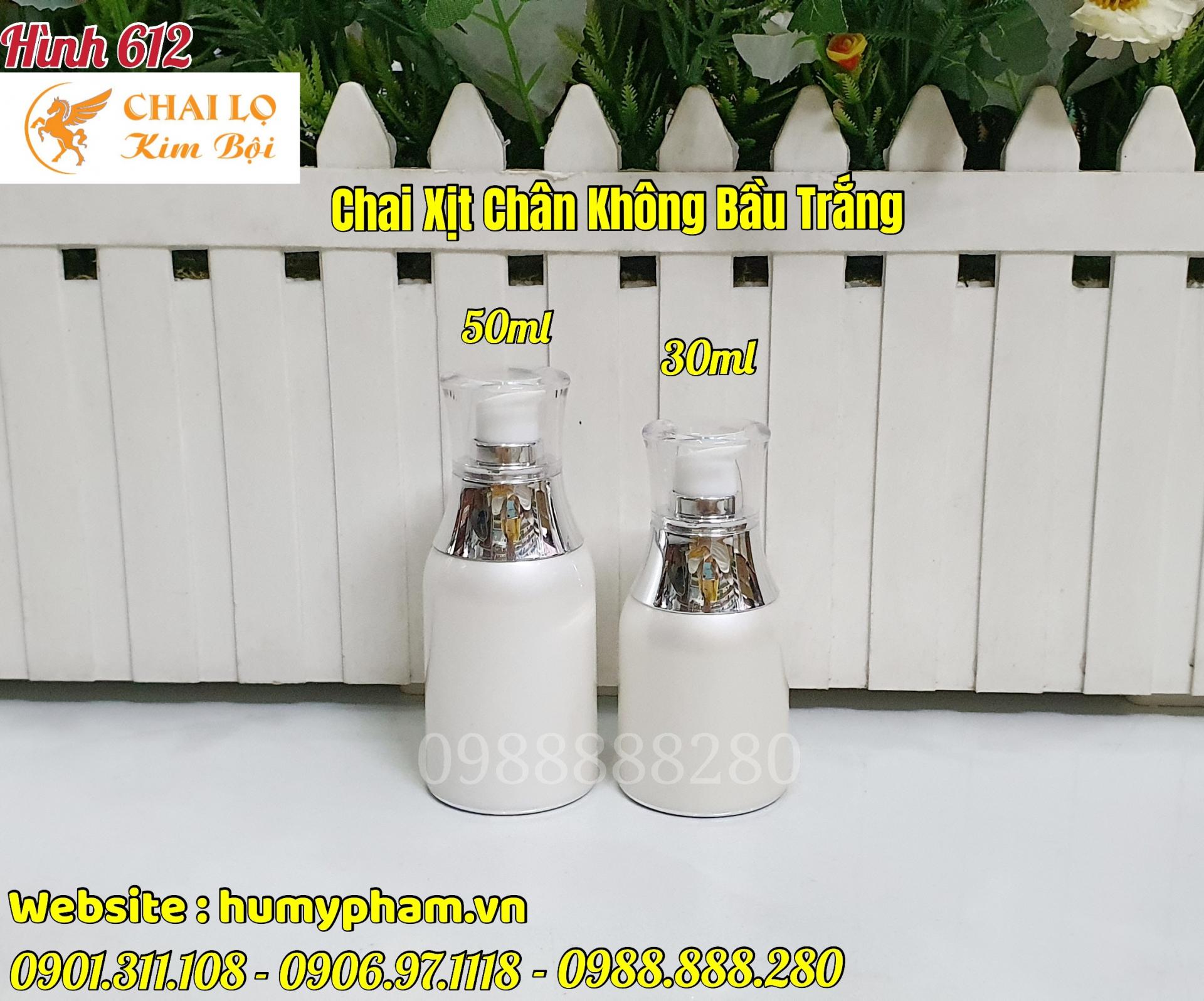 chai xịt chân không bầu