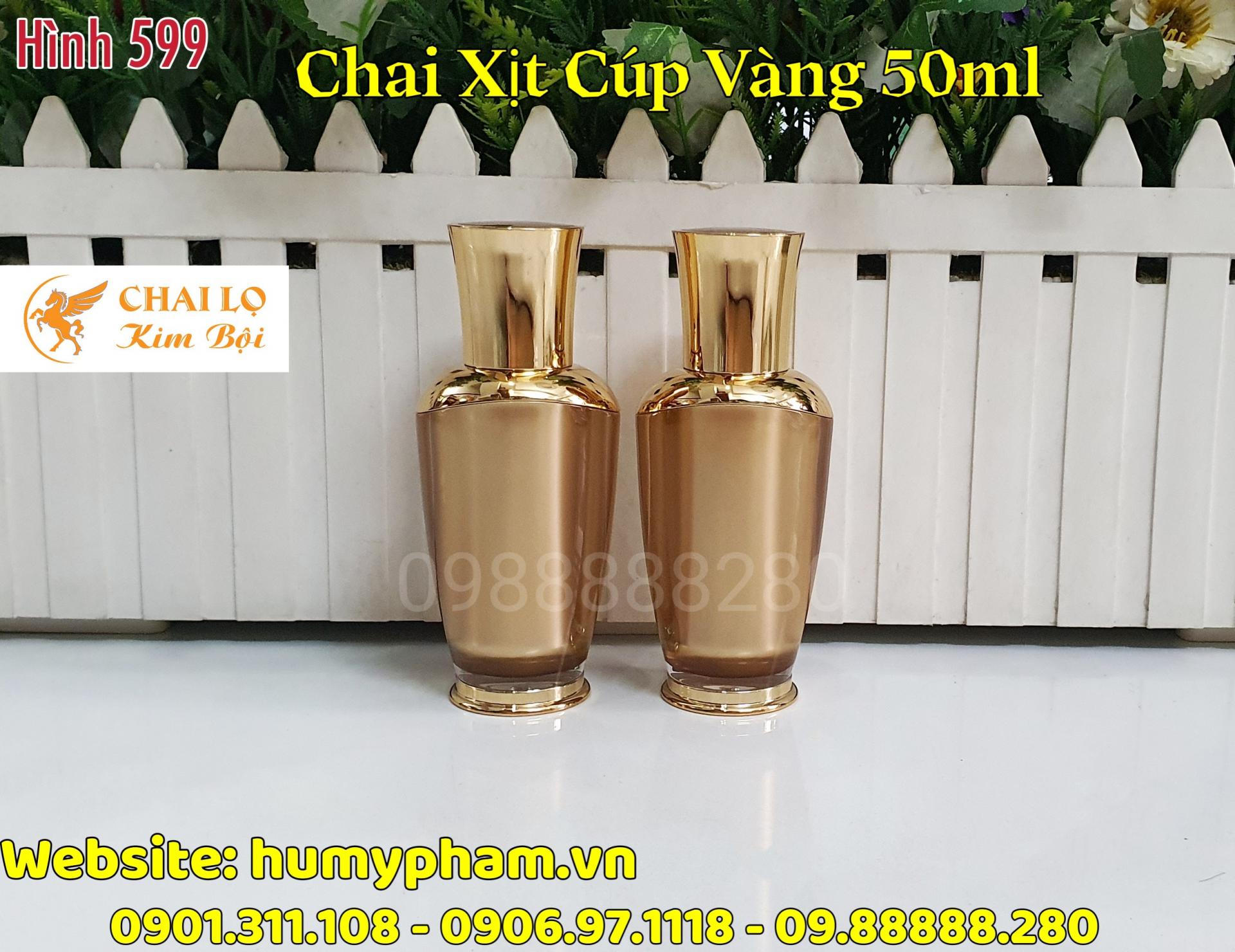 chai xịt cup vàng