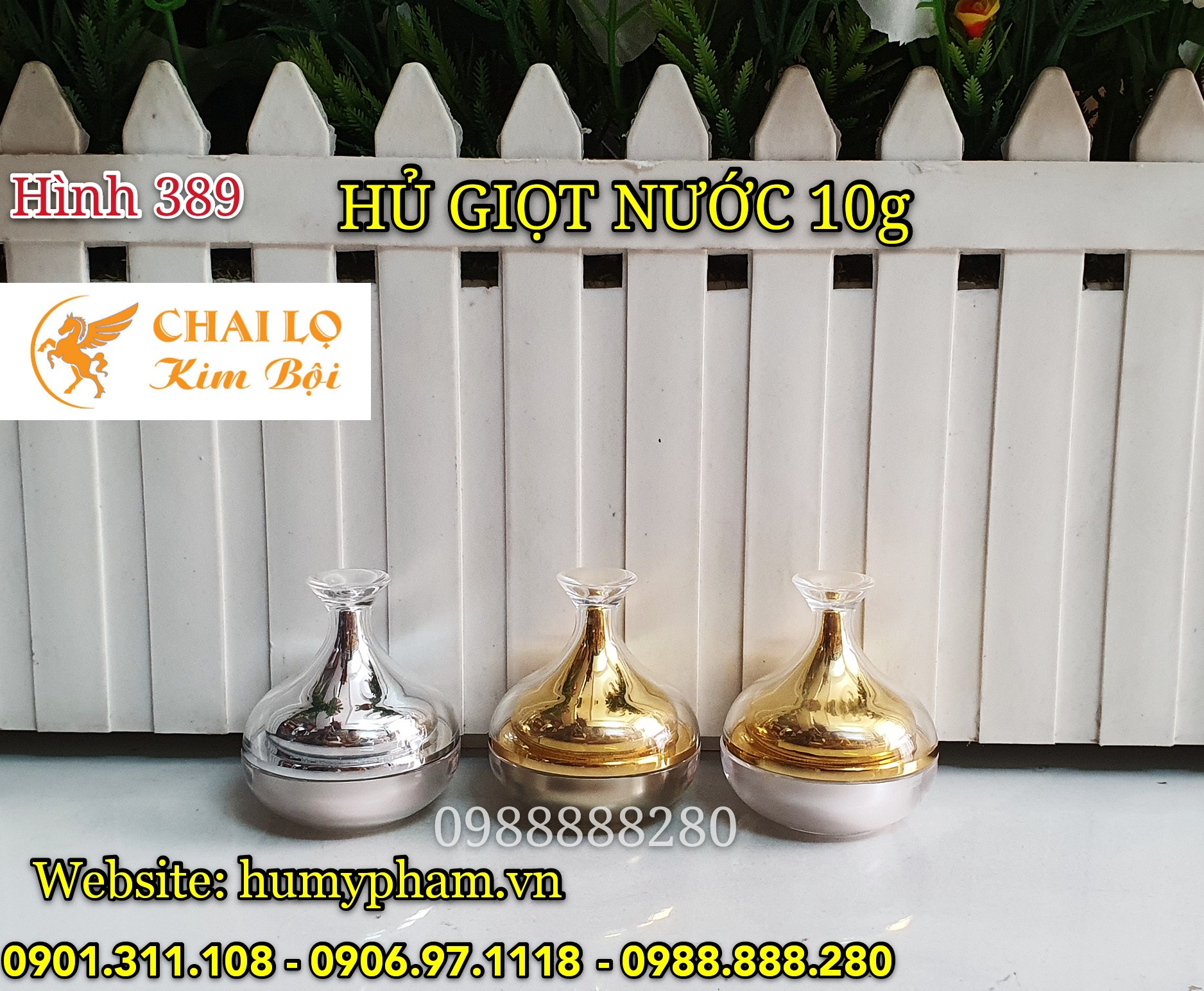 lọ kem hình giọt nước 10g