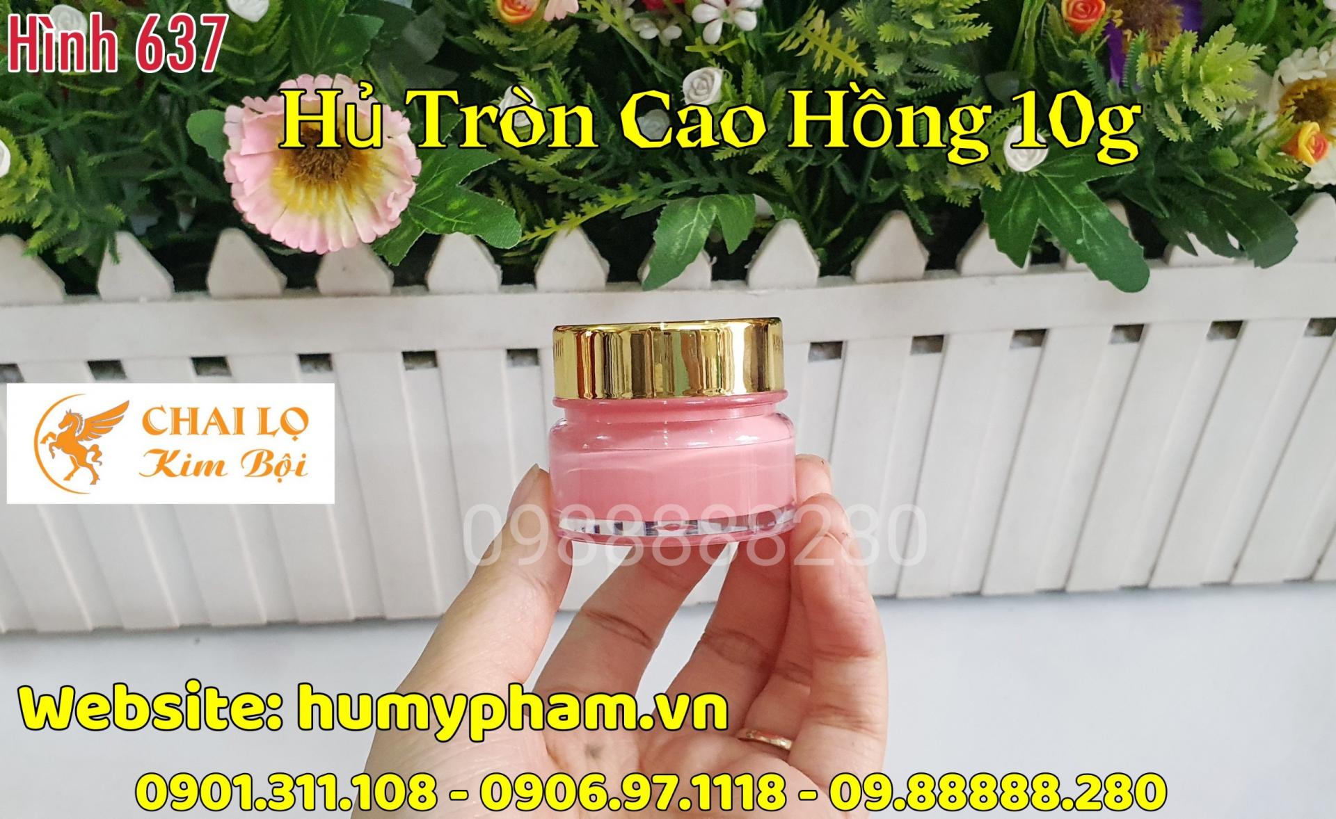 hủ tròn cao 10 hồng
