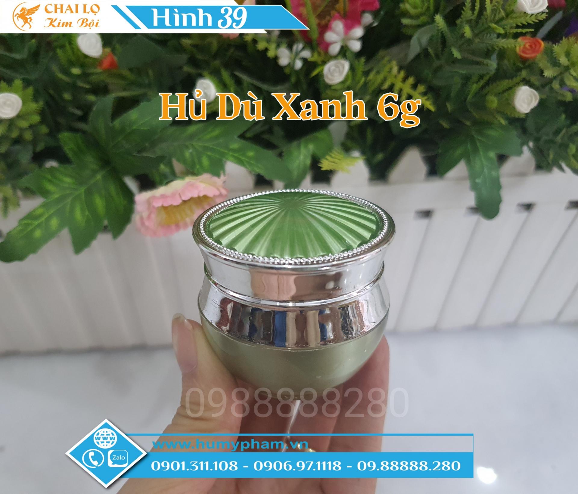 hủ kem face dù xanh lá