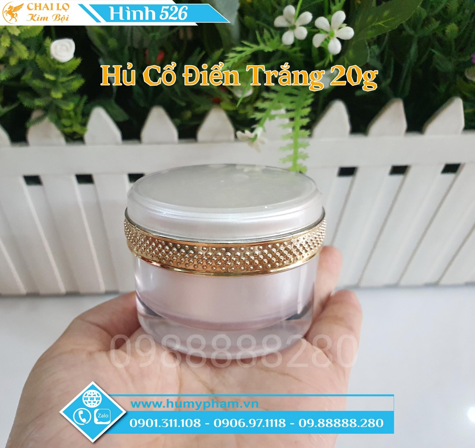 hũ chiết kem mỹ phẩm 20g cao cấp