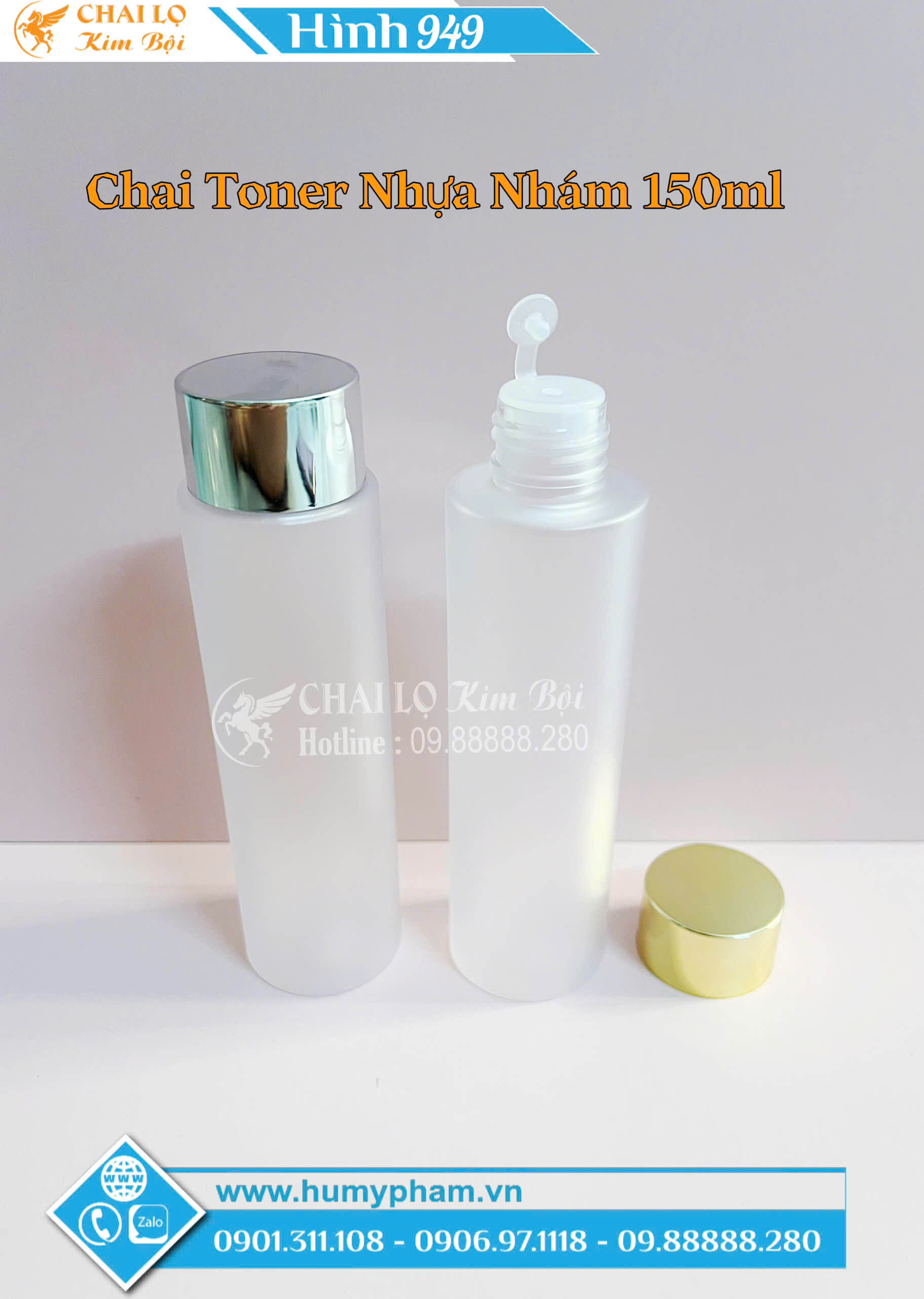 CHAI TONER NHỰA NHÁM 150ML 