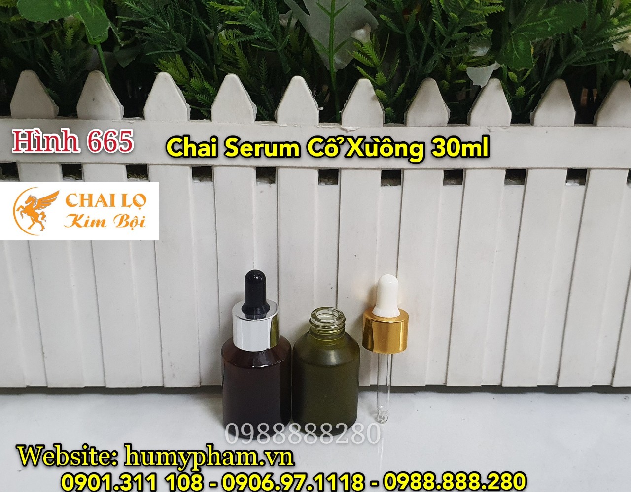 chai chiết serum