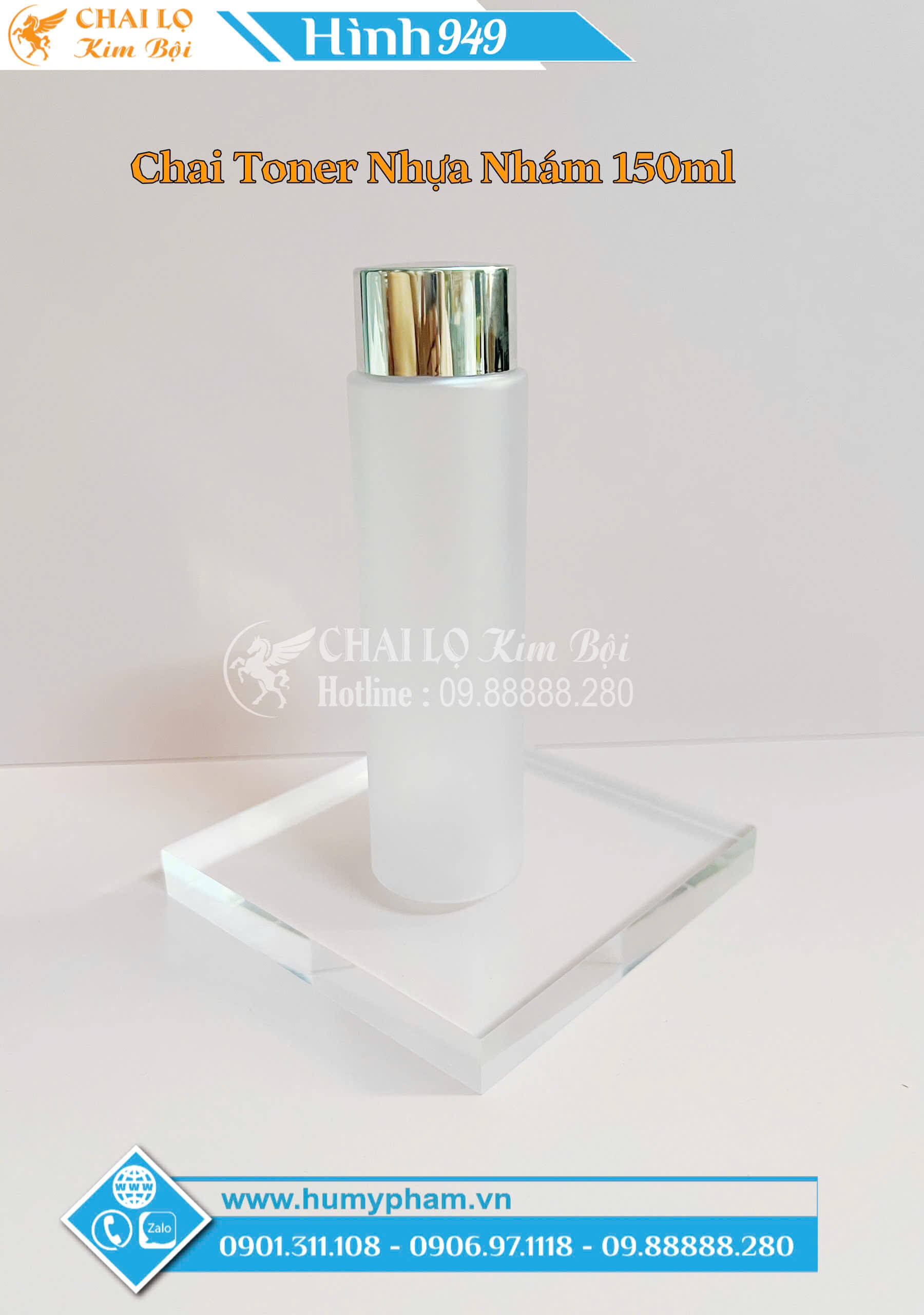 CHAI TONER NHỰA NHÁM 150ML 