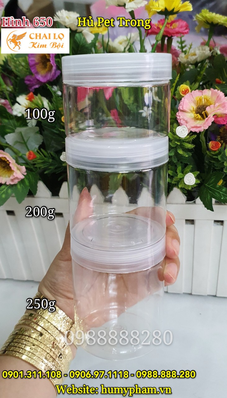 hủ pet trong