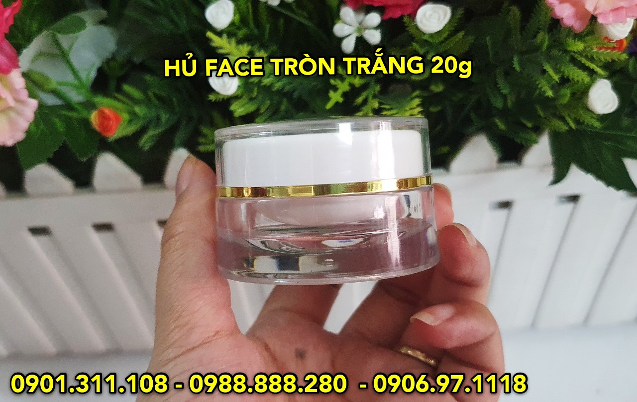 HỦ TRÒN TRẮNG 20G