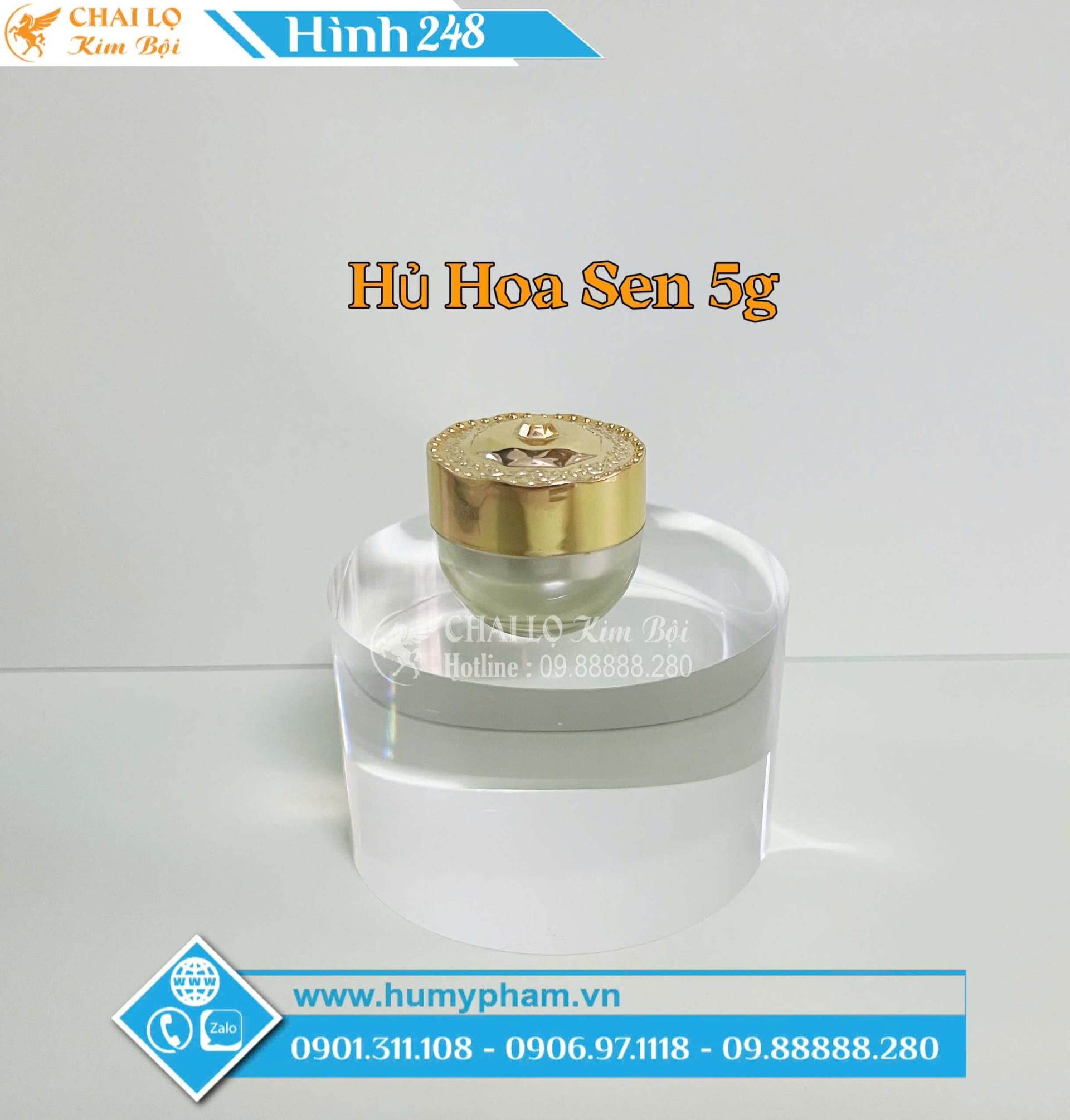 hủ kem face 5g hoa mai 