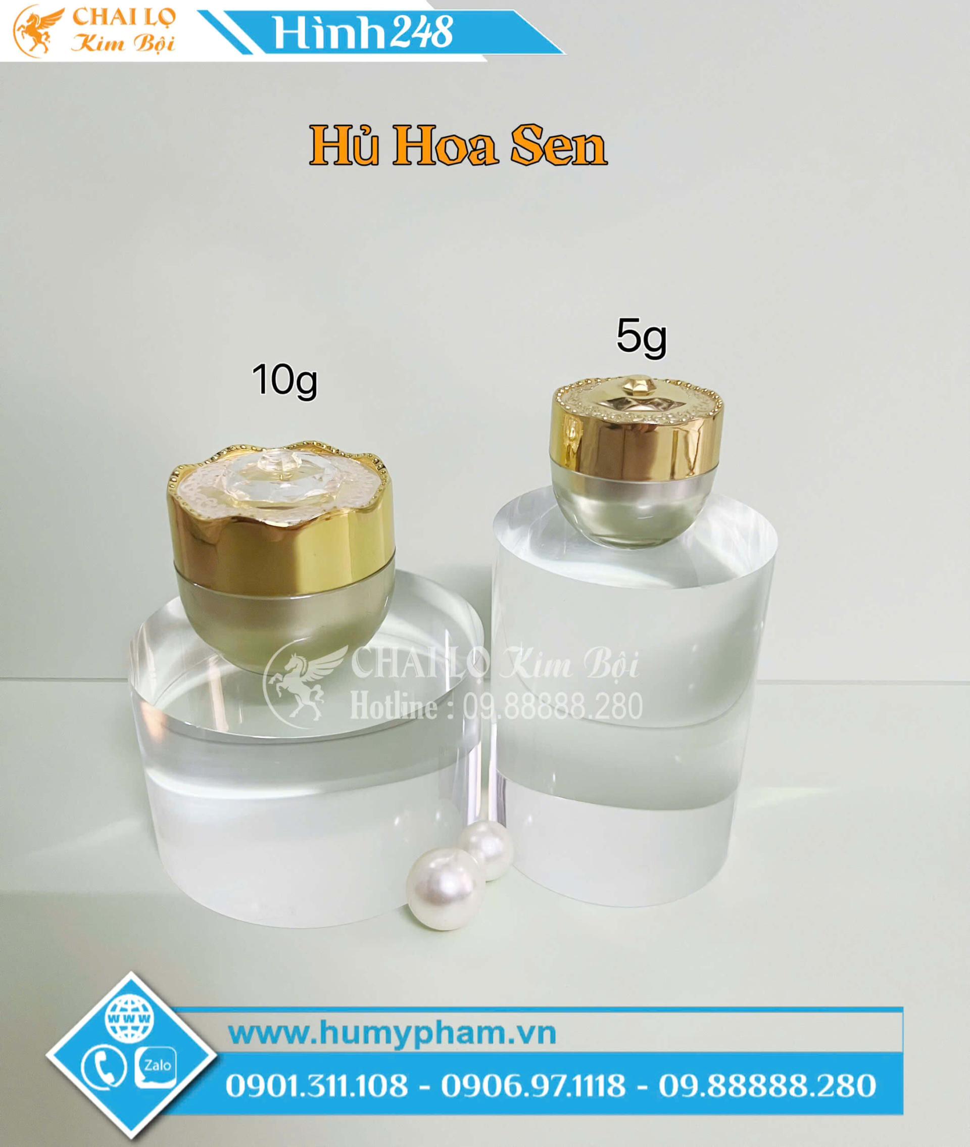 hủ kem face 5g hoa mai 