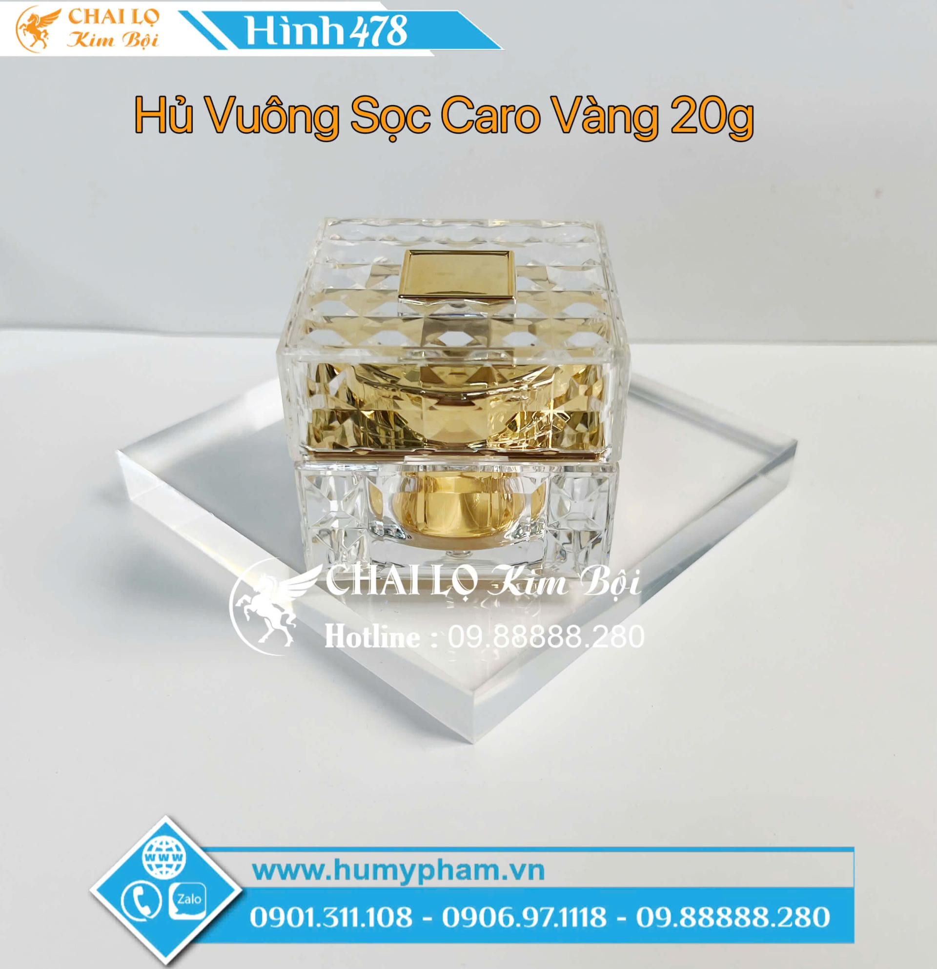 hủ vuông sọc cao cấp 