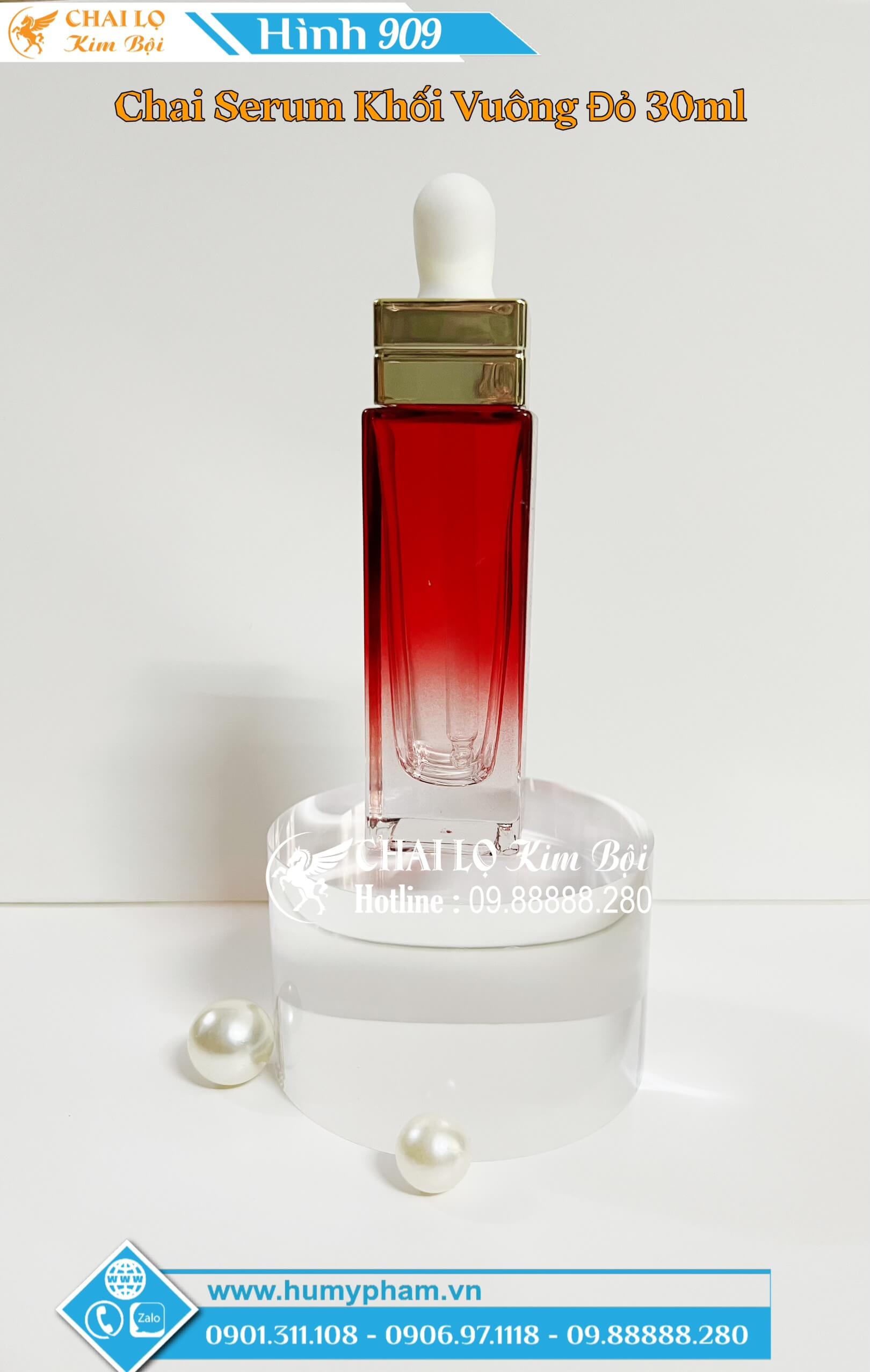 chai lọ serum mỹ phẩm 