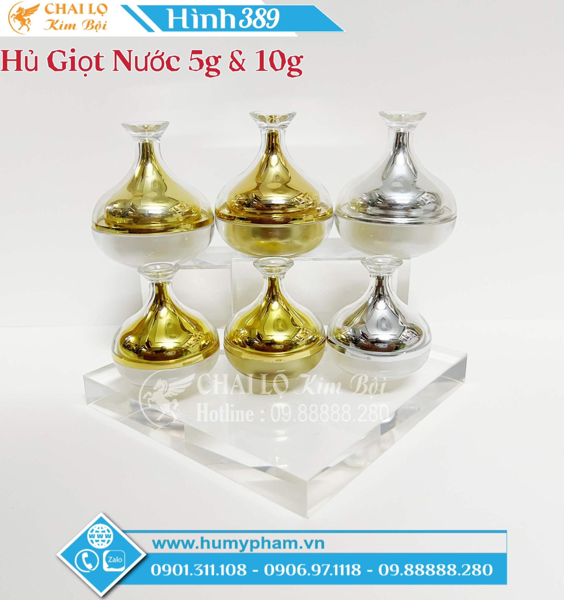 hủ đựng kem giọt nước