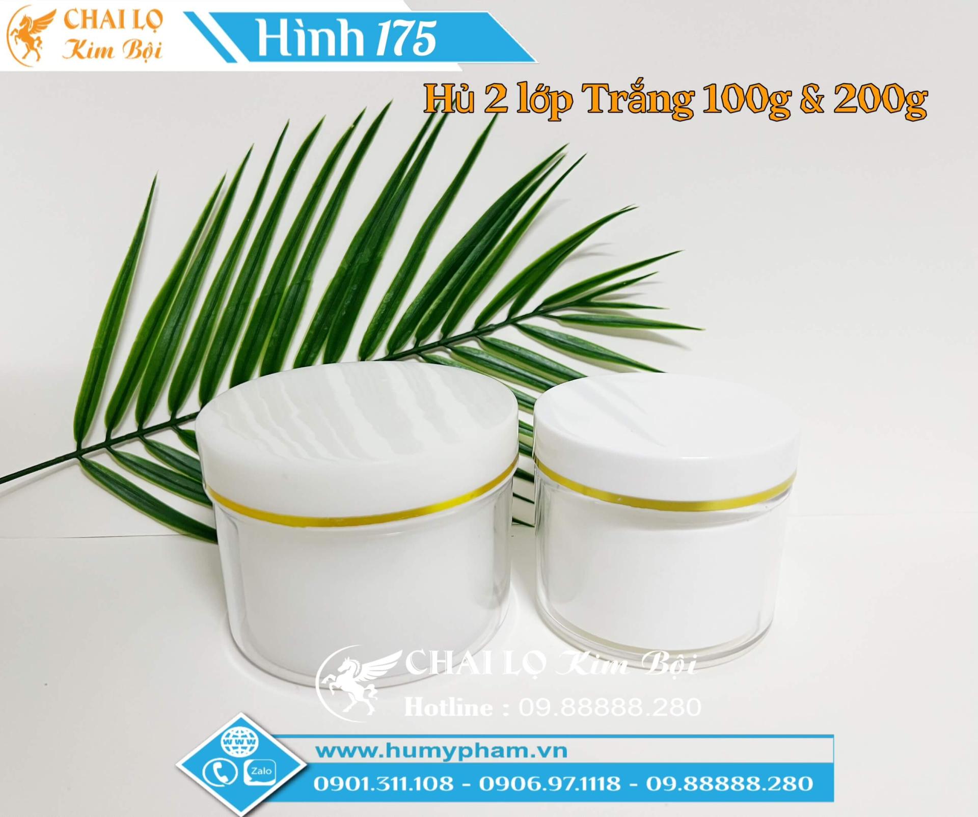 hủ đựng kem body hai lớp